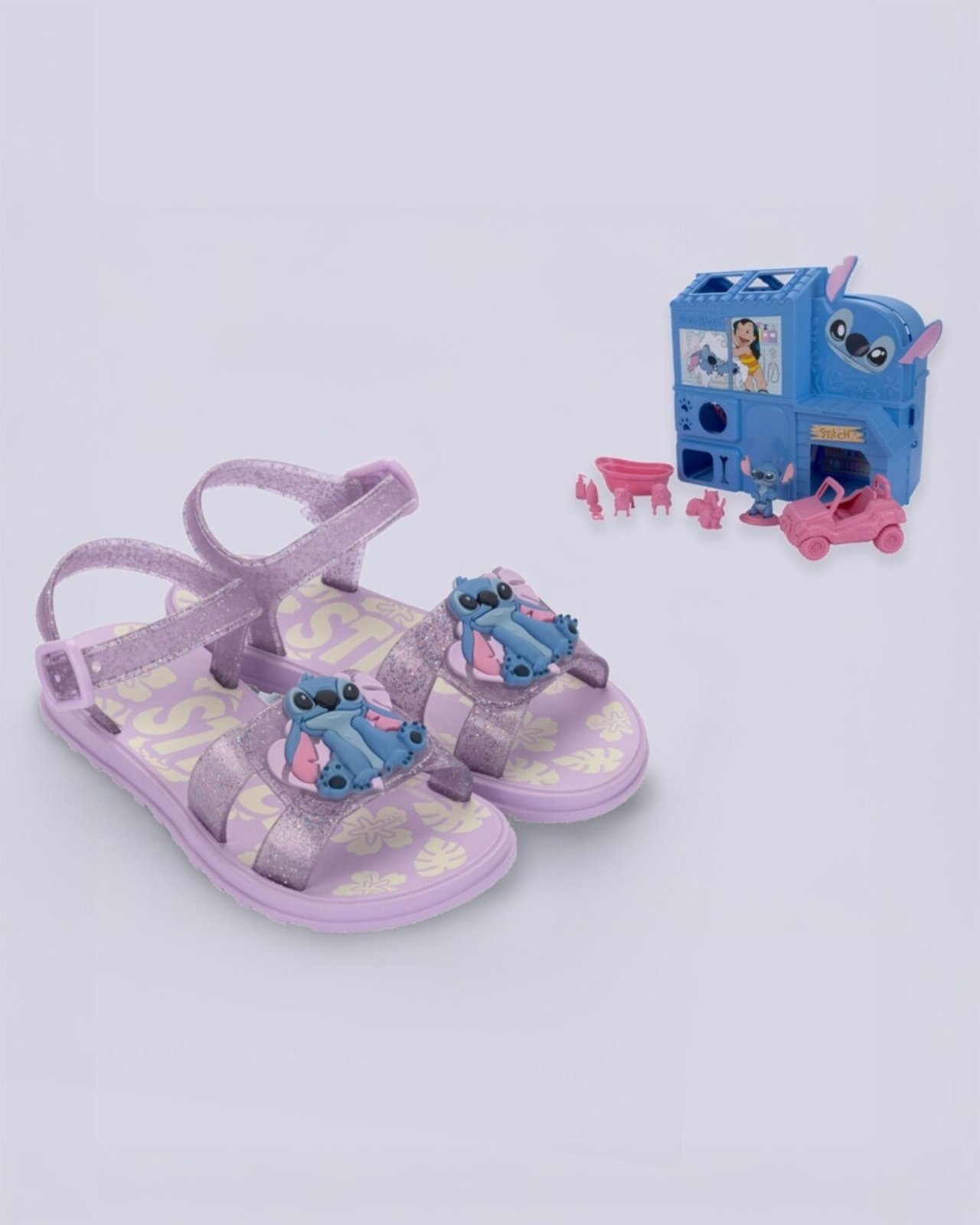Vista 2 Infantil - Sandália Grendene Stitch Pet Shop GRENDENE KIDS roxo GRENDENE KIDS roxo