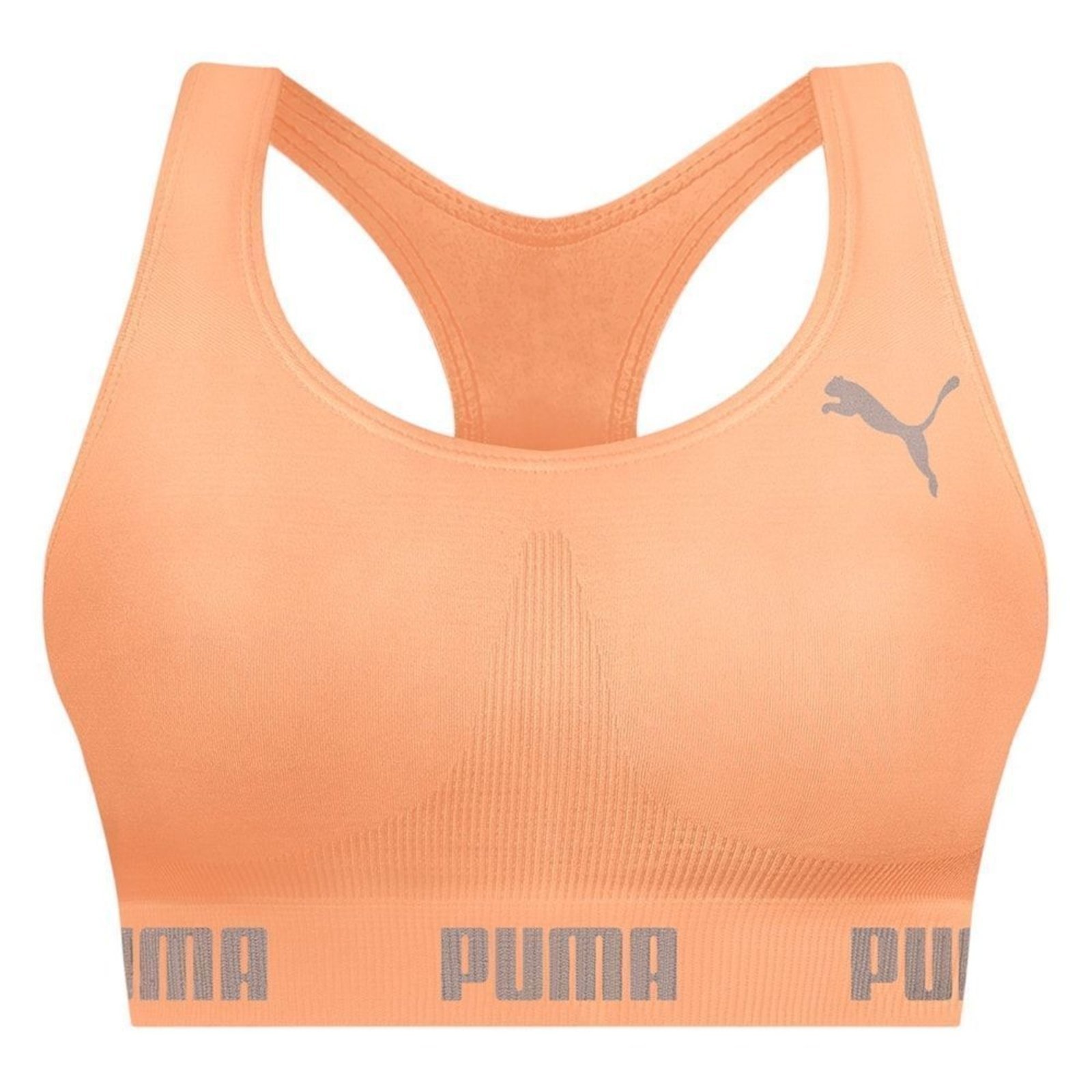 Top Puma Nadador Sem Costura Feminino – Laranja – puma