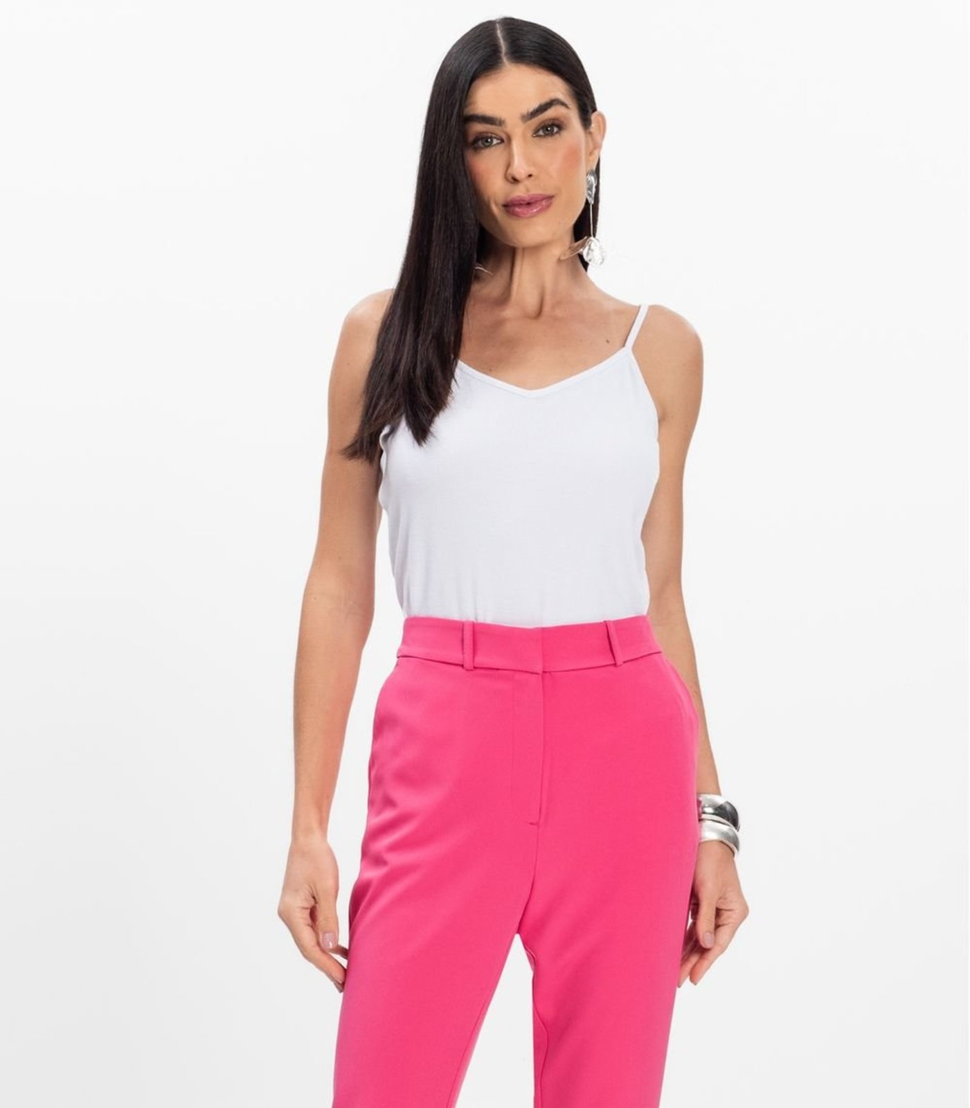 Blusa de Alça Infinita Cor Branco