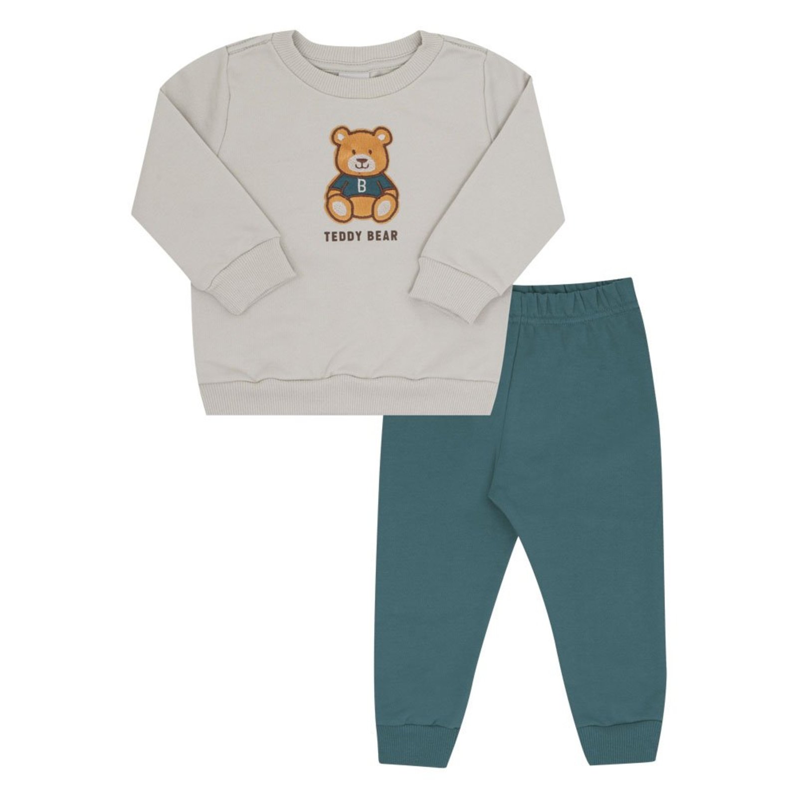 Infantil - Conjunto Menino - Cinza - 52675-354