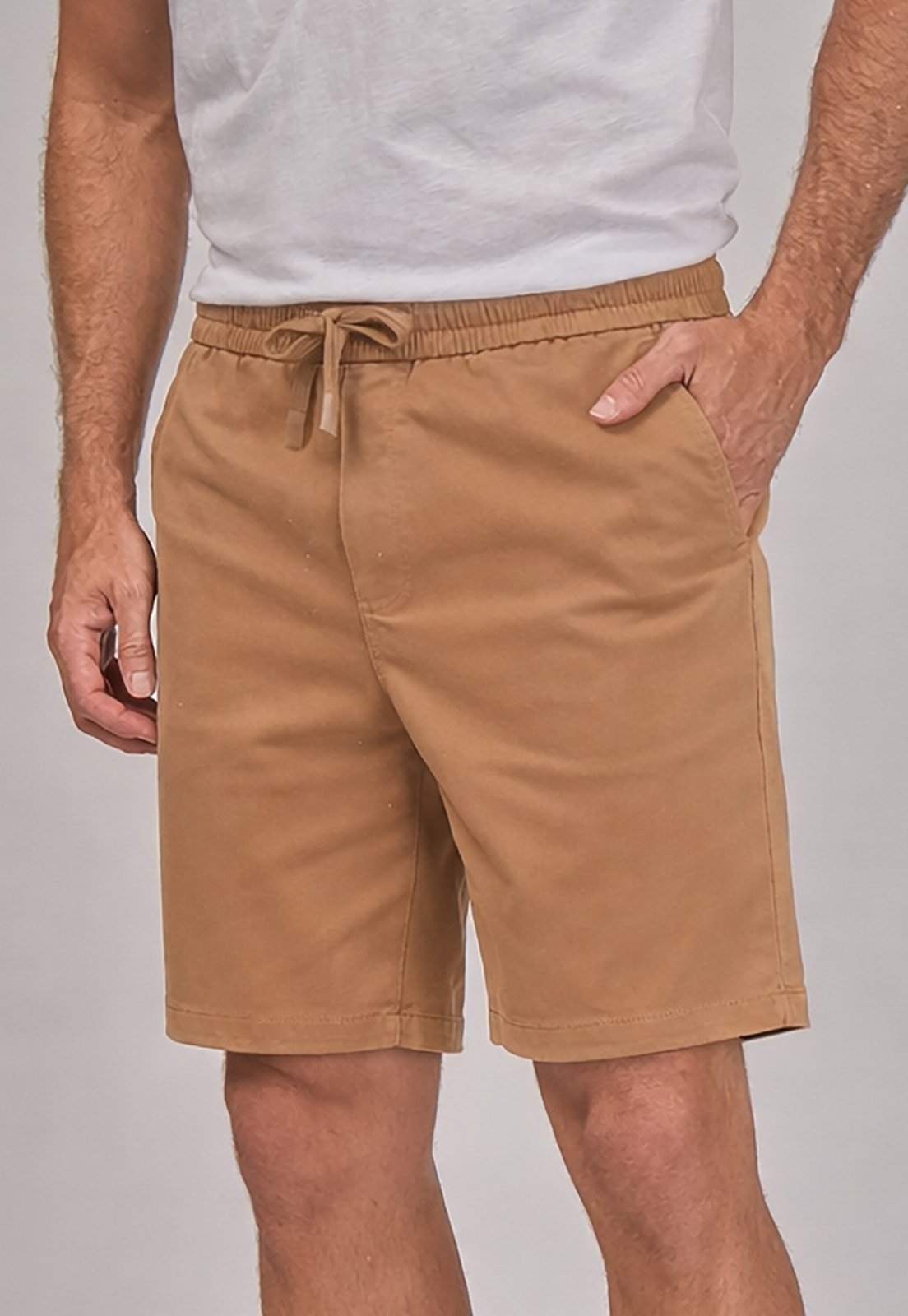 Shorts Mr.Kitsch de Sarja Masc Camel