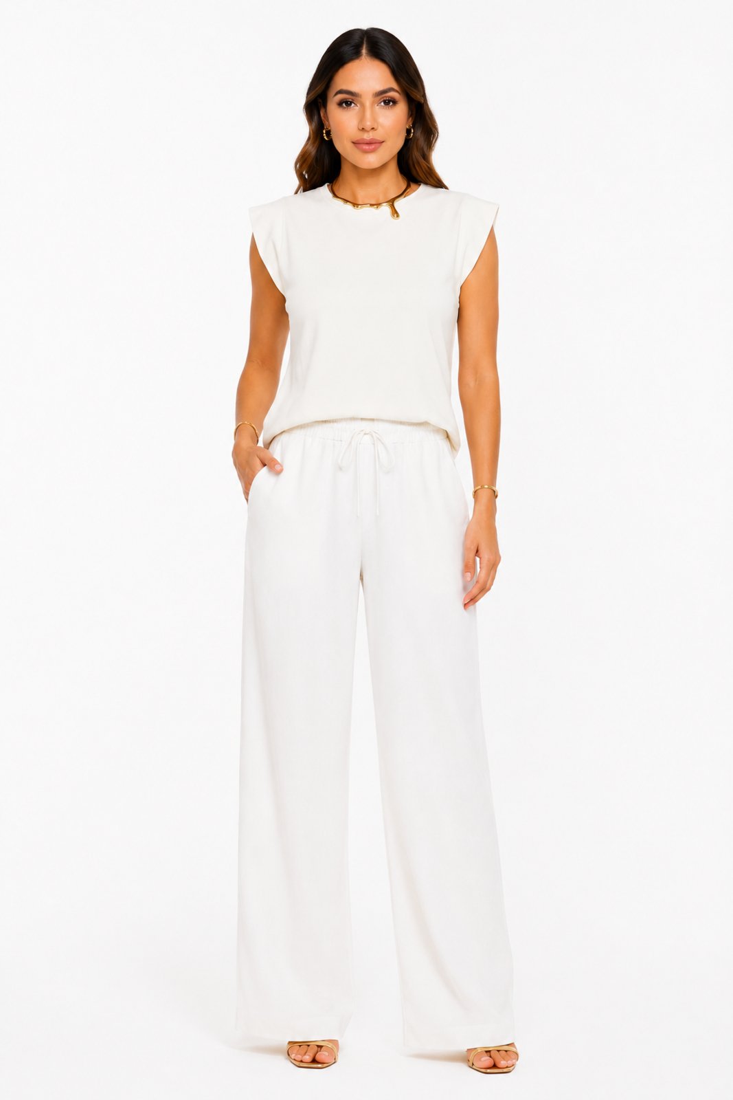 Blusa Feminina D Bell Outlet Fashion Elegante Gelo