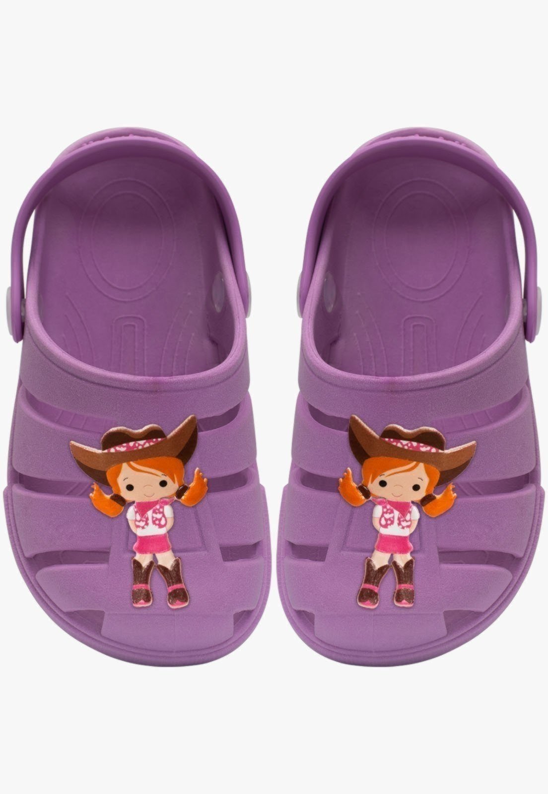 Infantil – Sandalia Babuche Feminino Pópidi Chinelo Cowgirl Lilás