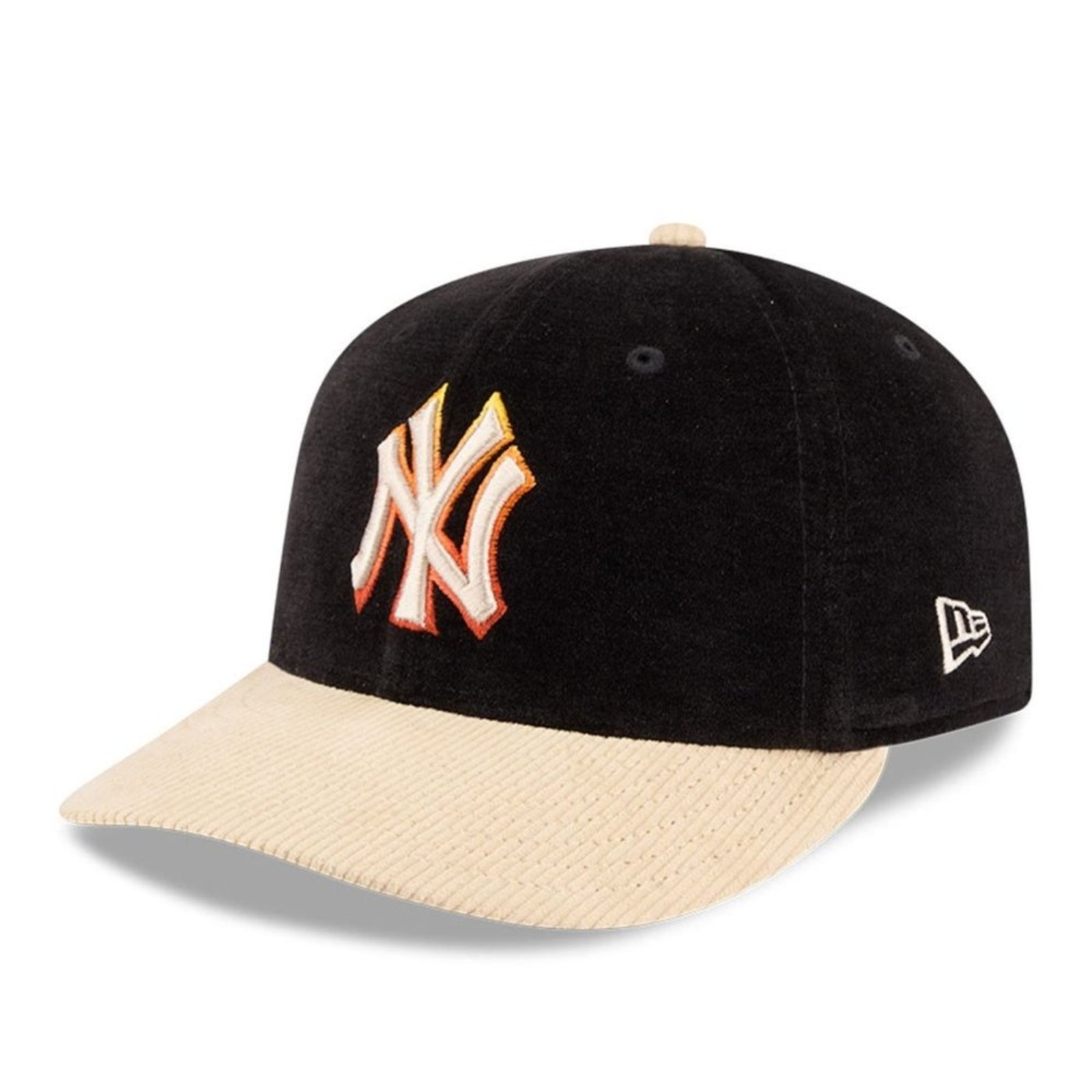 Bone New Era 59FIFTY LOW PROFILE New York Yankees MLB Preto