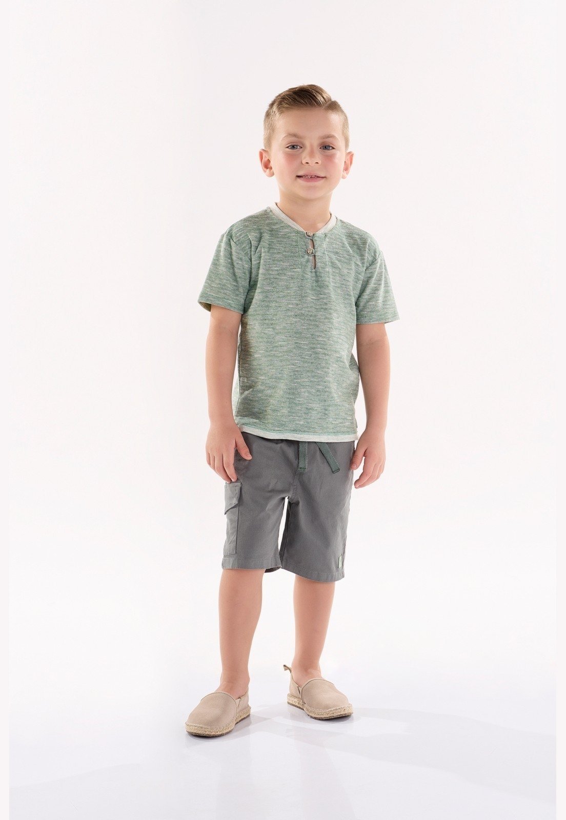 Infantil - Bata para Menino em Malha Flamê Up Baby Verde