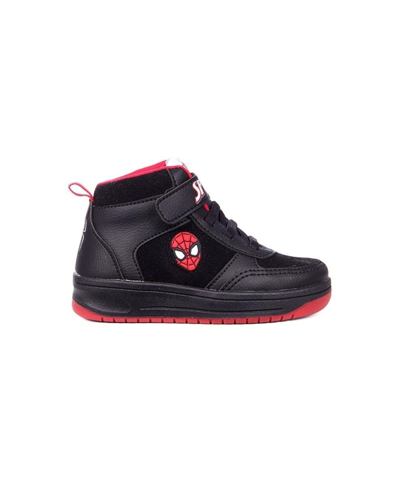 Infantil - Tênis Spider Man Cano Alto Preto Incolor