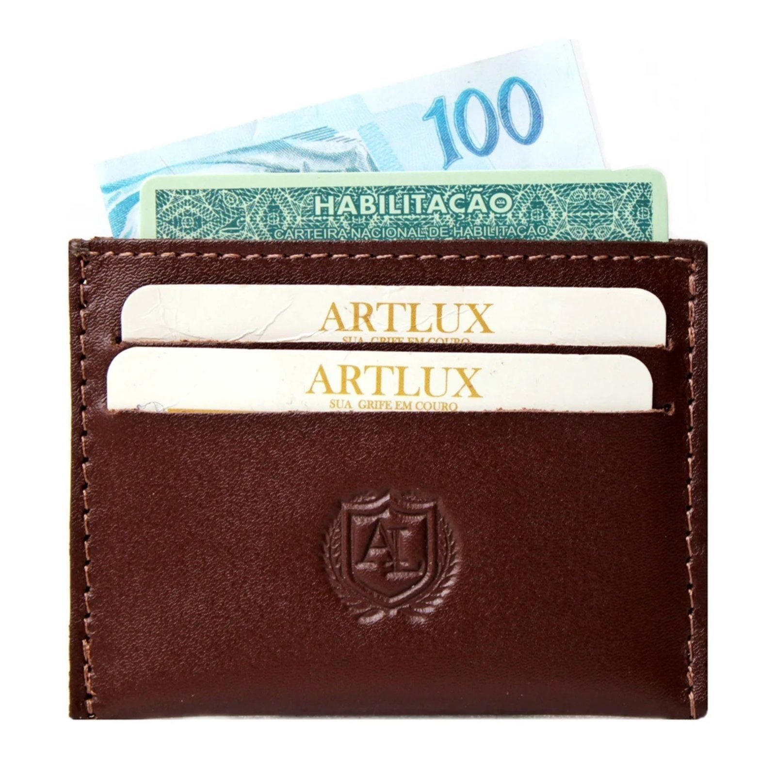 Porta Cartão de Couro Artlux C804 – PINHAO