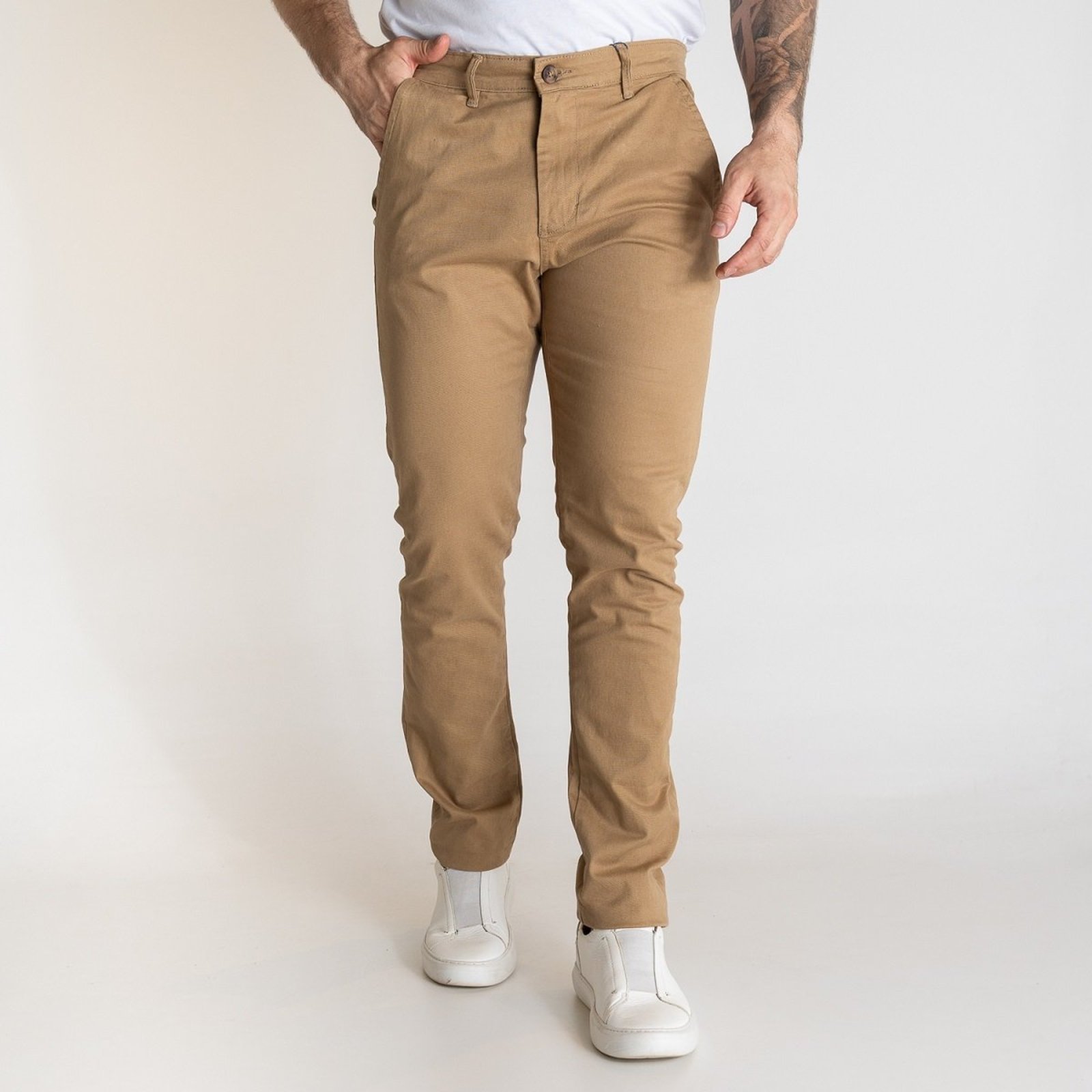 Calça Sarja Slim RL Marrom