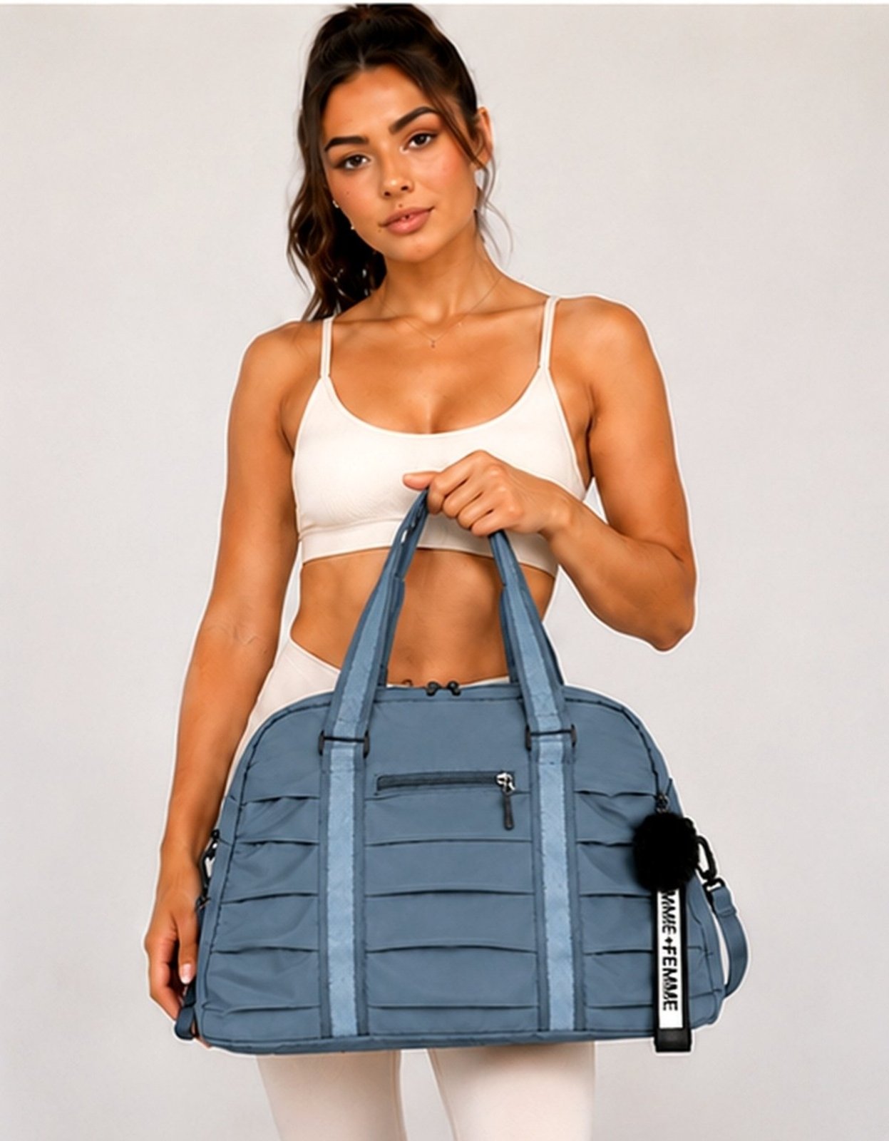 Bolsa Feminina Grande de Ombro com Alça Transversal Viagem Treino Dia a Dia Fitness