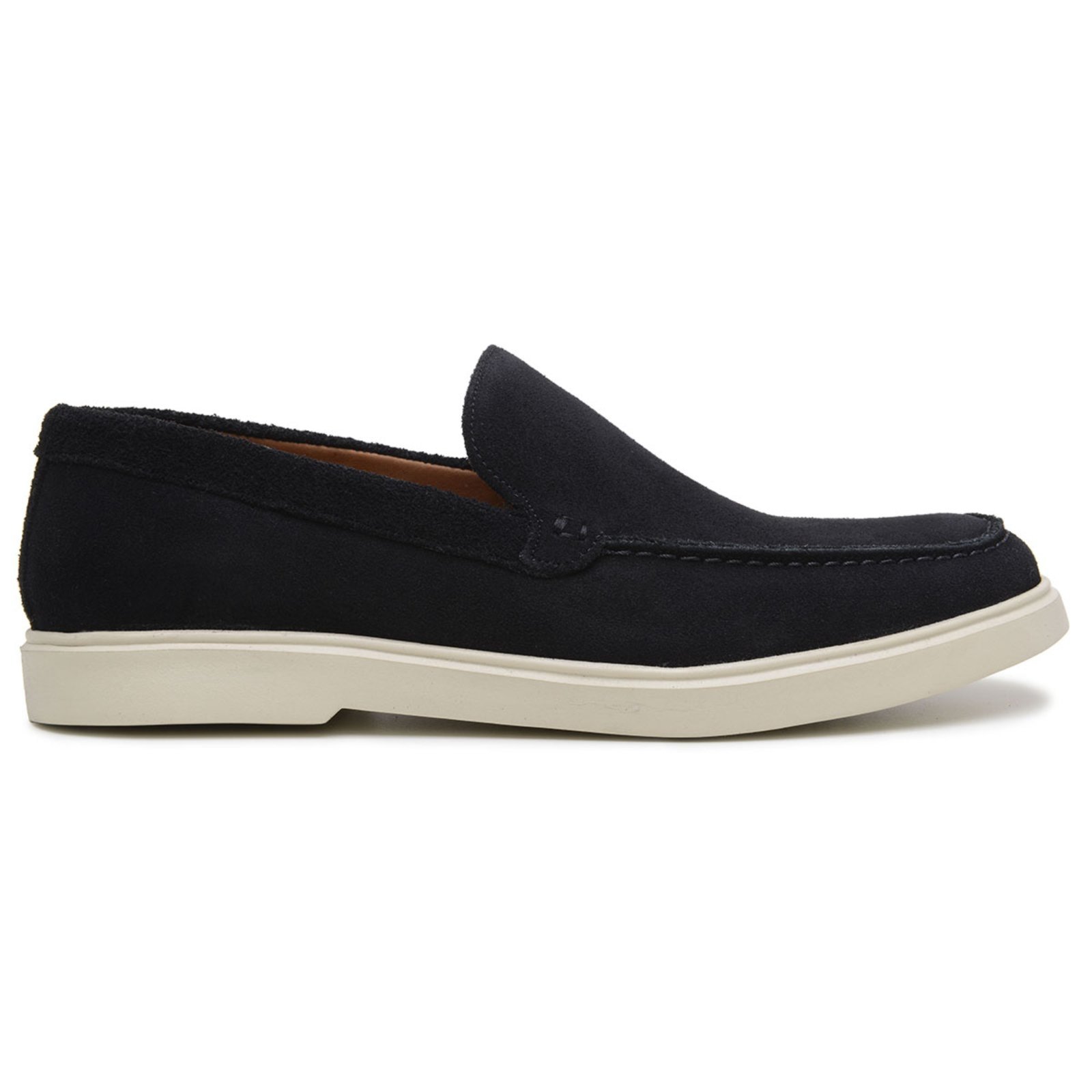 Vista 3 Sapato Casual Masculini Anna Andrade Dockside Slip On Camurça Couro Drive Conforto preto Anna Andrade preto