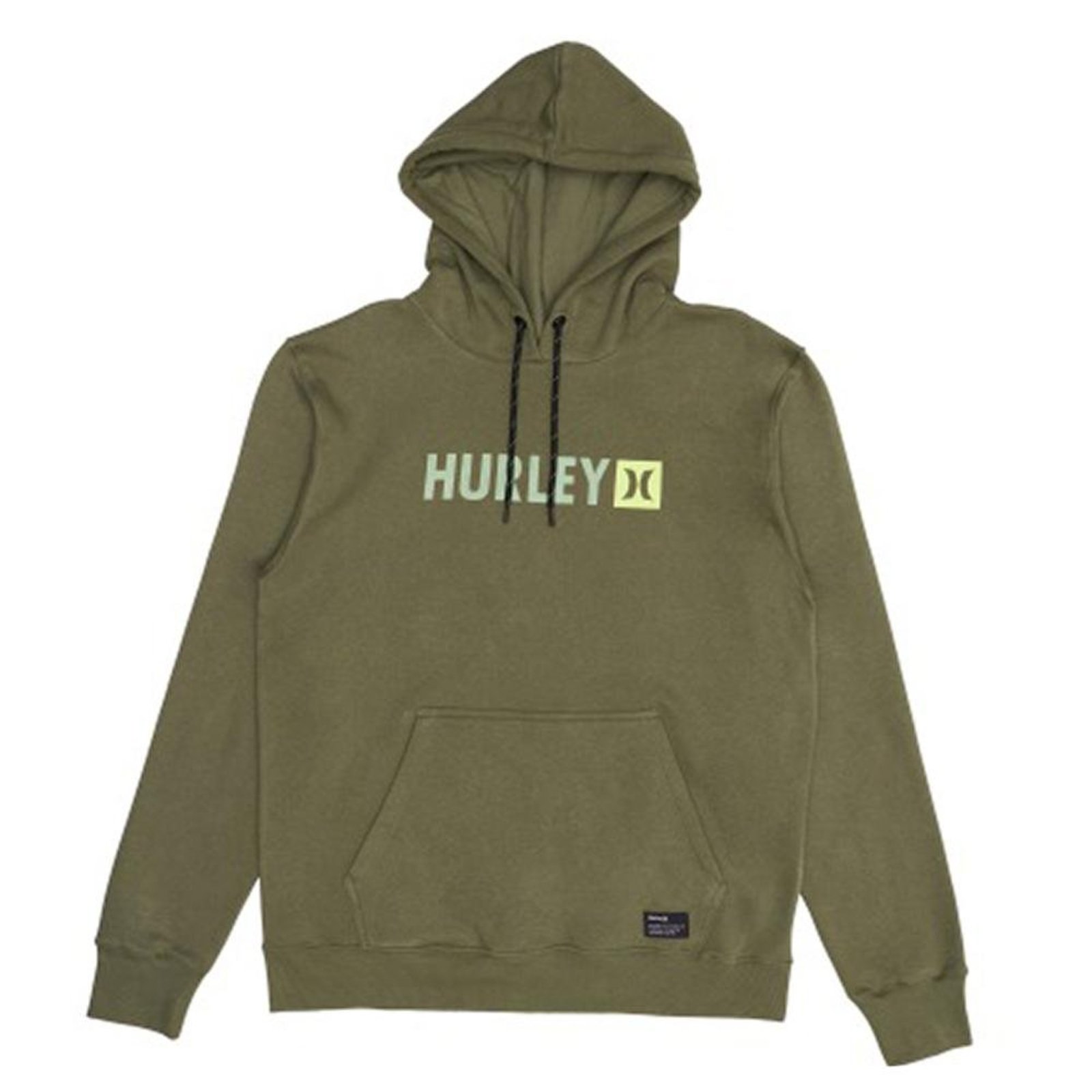 Moletom Hurley Canguru Square 2 Over WT25 Masculino Militar
