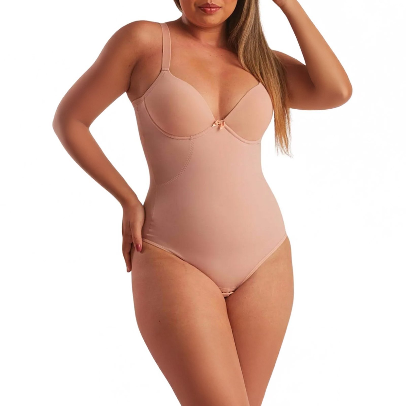 Body Modelador Com Bojo Pretty Paty
