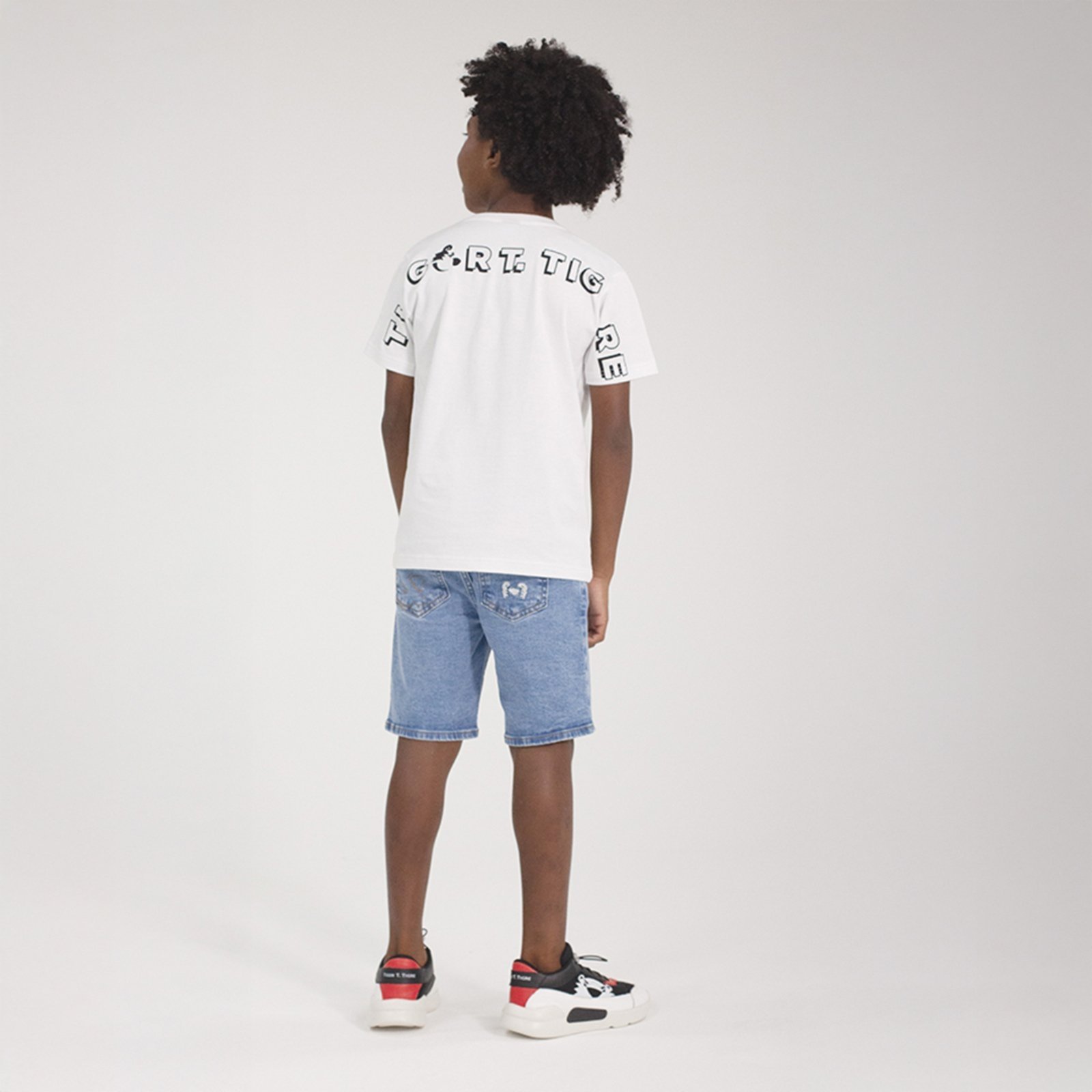 Infantil - Camiseta Manga Curta Masculina Tigor T. Tigre