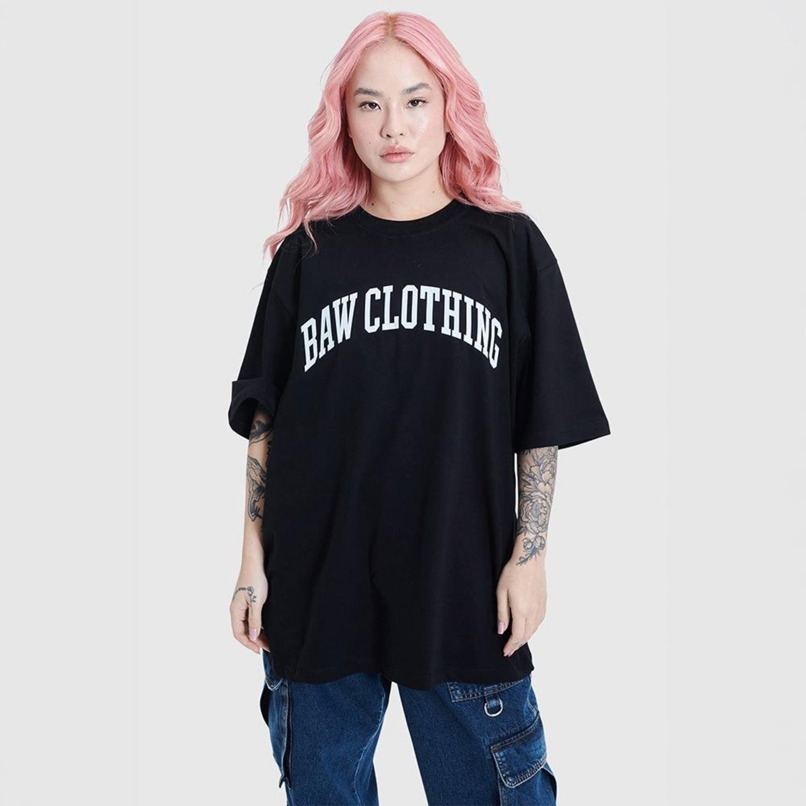 Camiseta Regular Athletic Logo 3.0 Preto