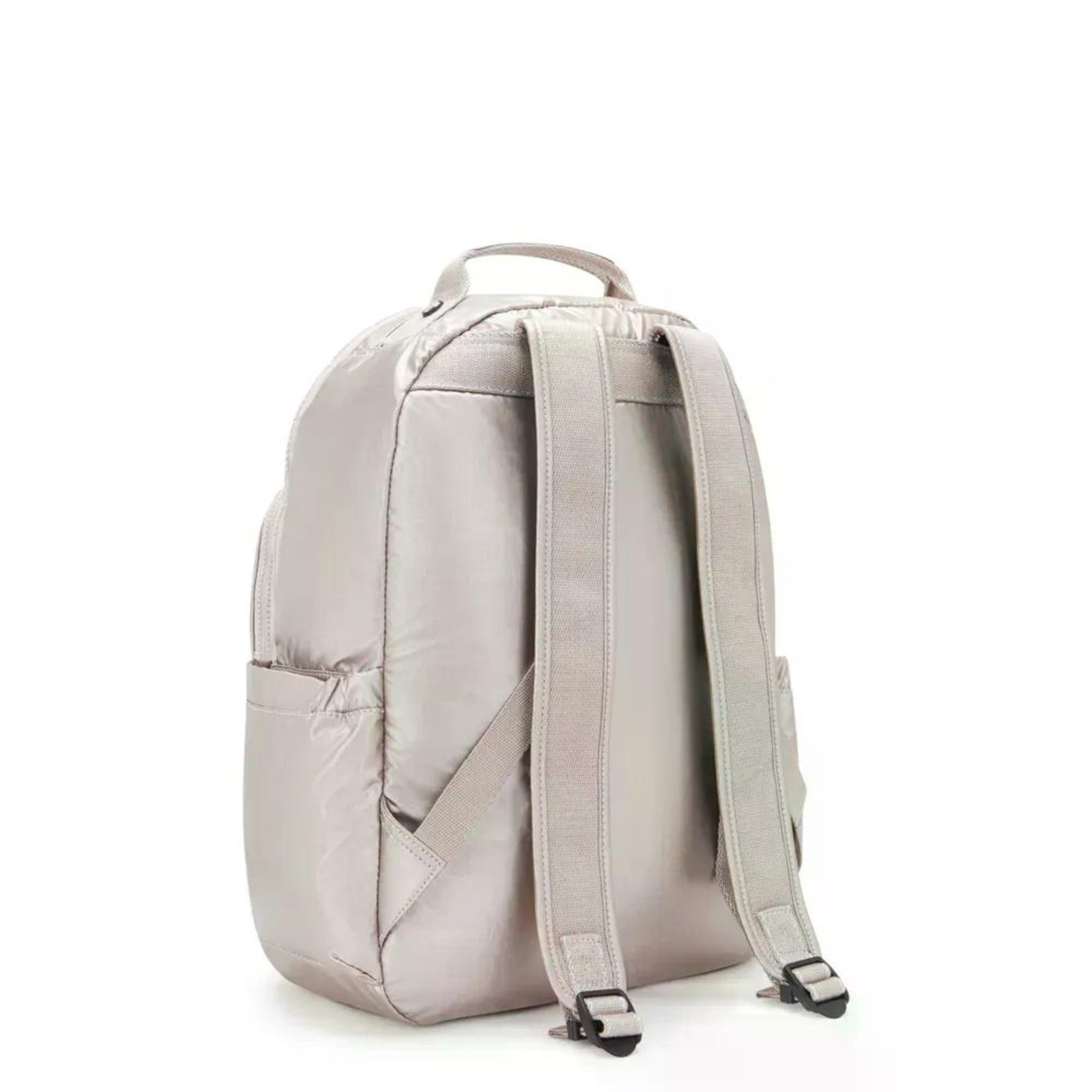 Vista 3 Mochila Kipling Seoul Metallic Glow Rosê bege metallic Kipling bege metallic