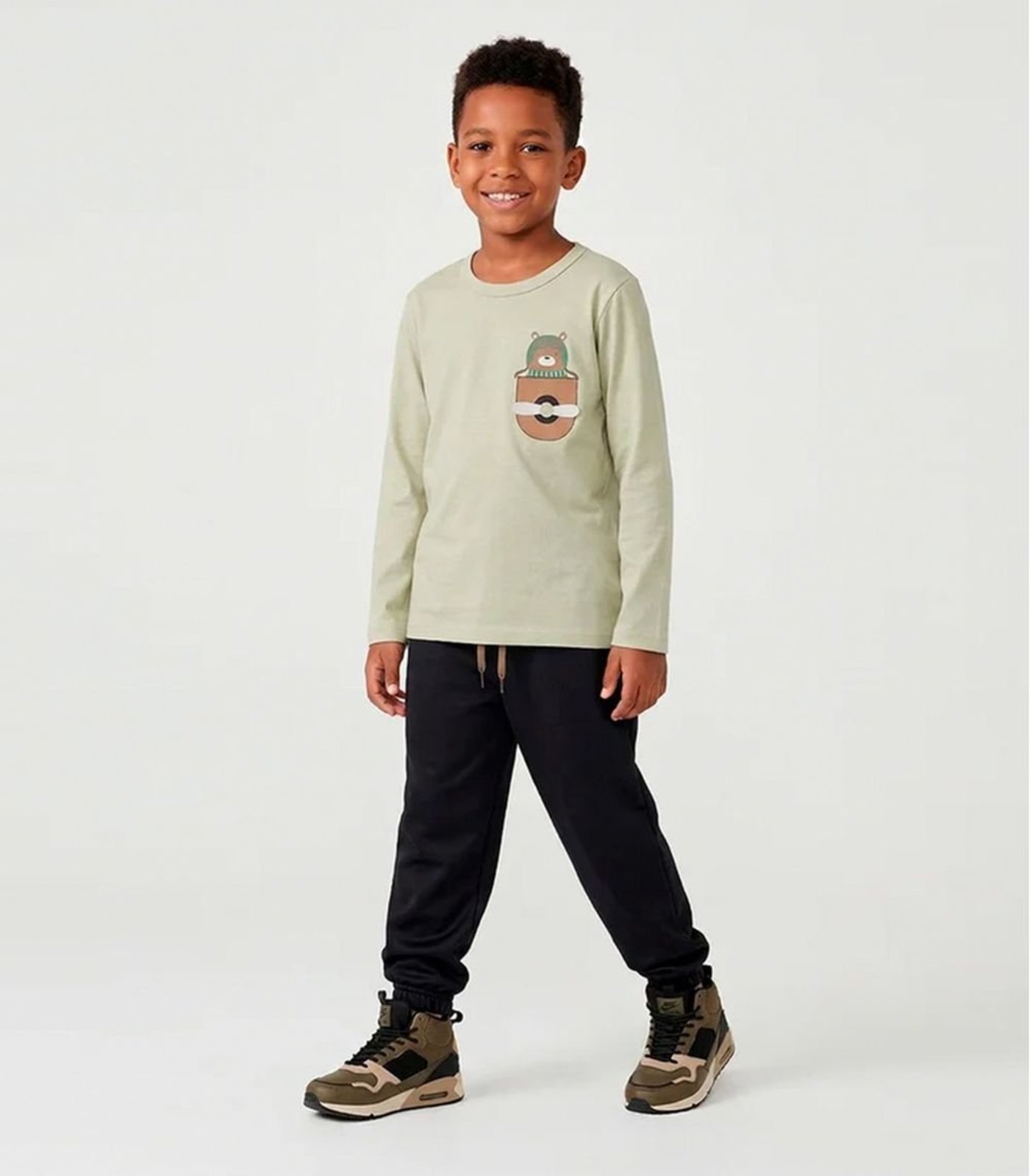 Infantil - Conjunto Menino Meia Estação Keki Boys Bege