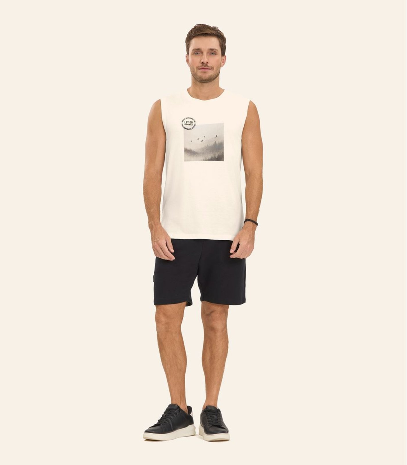 Vista 2 Regata Masculino Meia Malha Diametro rosa Diametro rosa