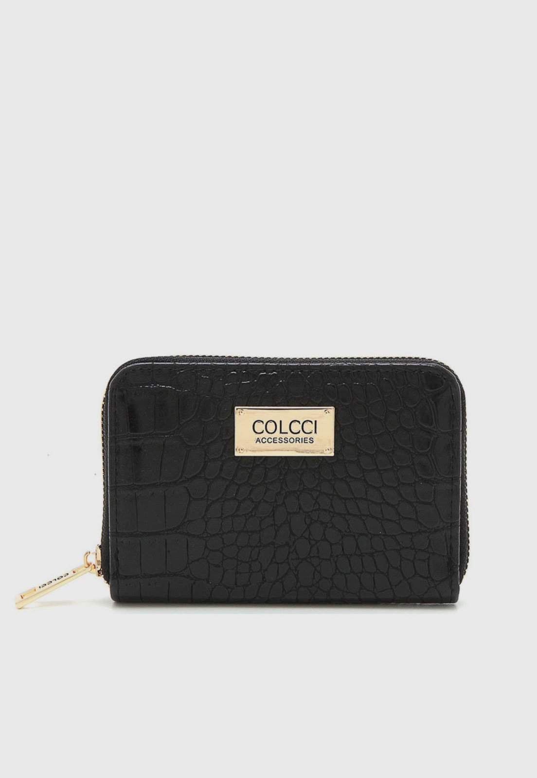 Vista 3 Carteira Colcci Croco Preta preto Colcci preto