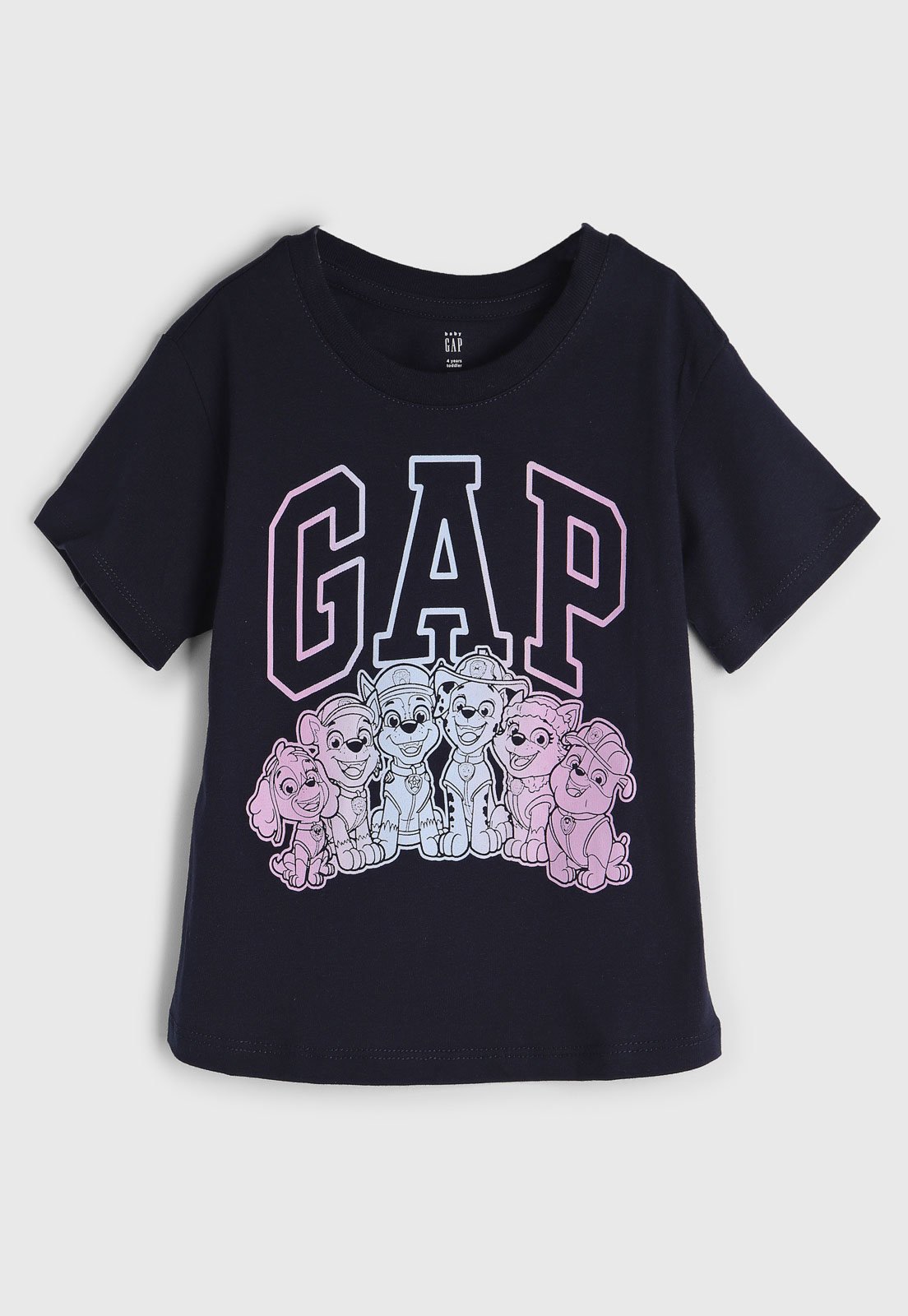 Camiseta GAP Patrulha Canina Preta