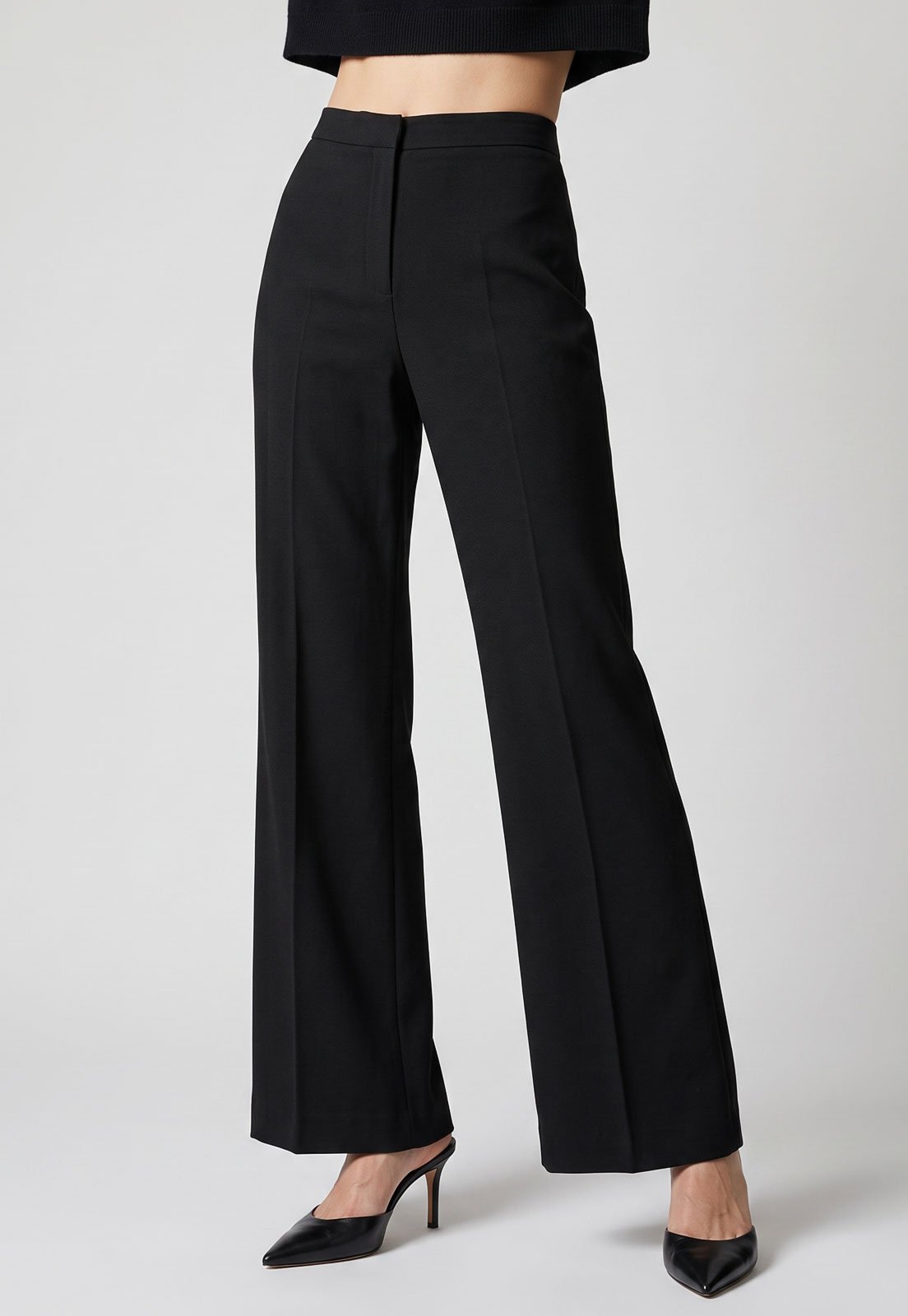 Calça Feminina Mango Milano Preta
