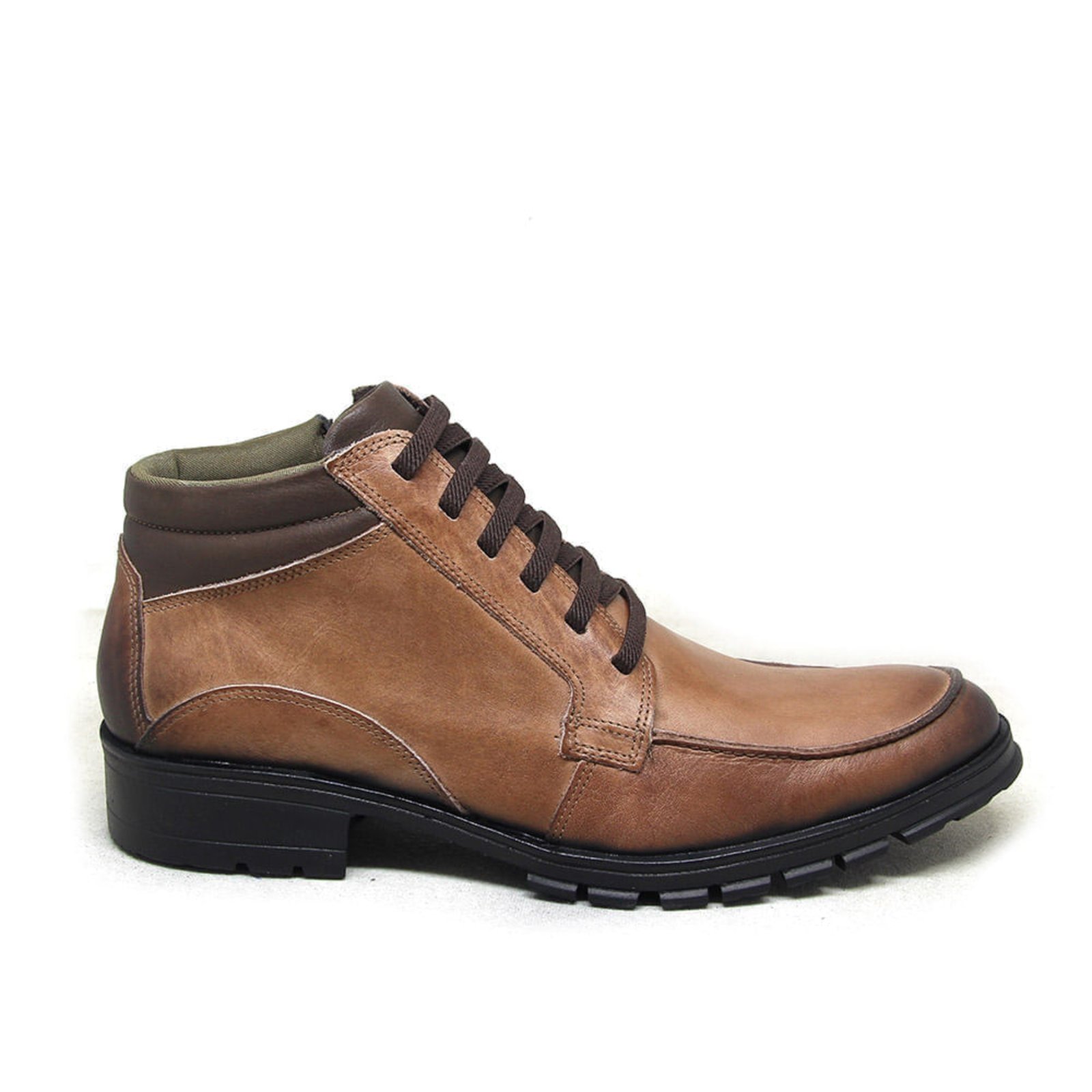 Coturno Rocker Couro Pinhão Terracota – ROC1360