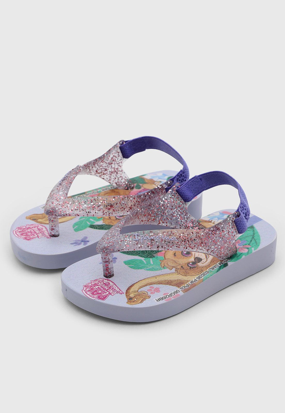 Infantil - Chinelo Ipanema Glitter Lilás