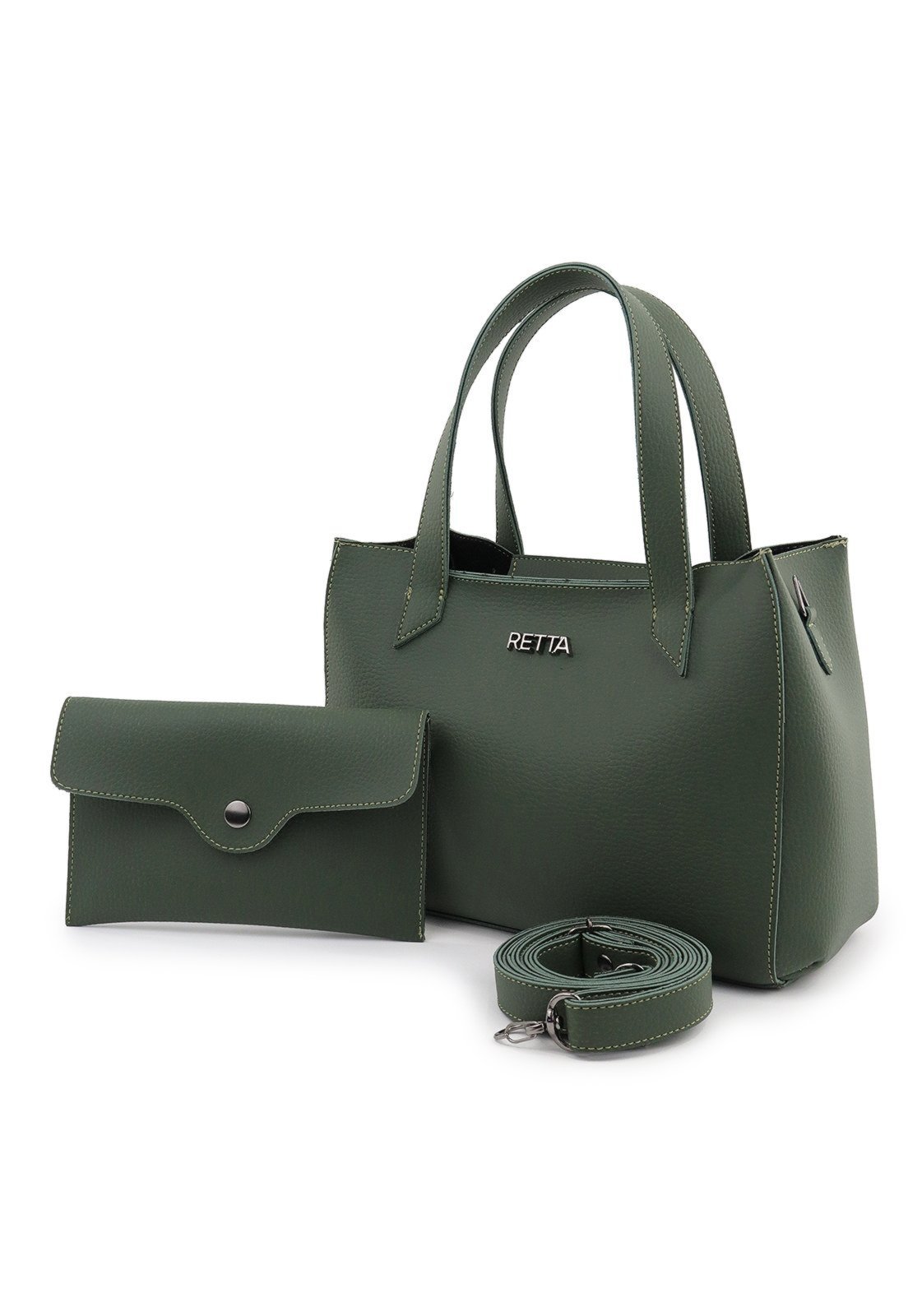 Bolsa Feminina Tote Grande com Alças de Mão e Estrutura Reforçada Retta