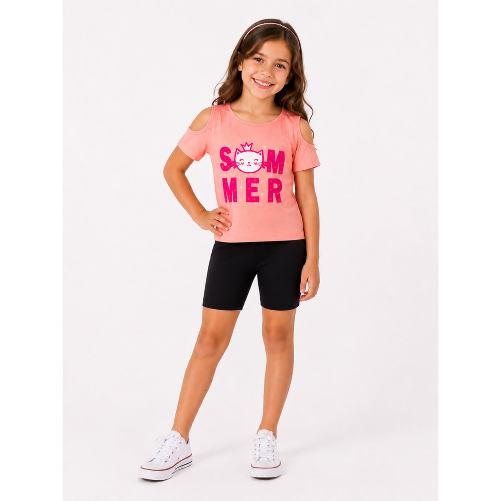 Infantil - Conjunto Menina Verão Summer Iaia