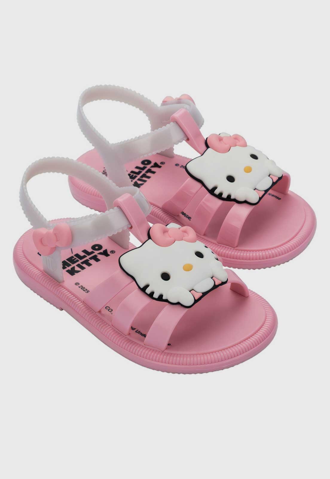 Infantil - Sandália Mini Melissa Hip Hello Kitty Rosa