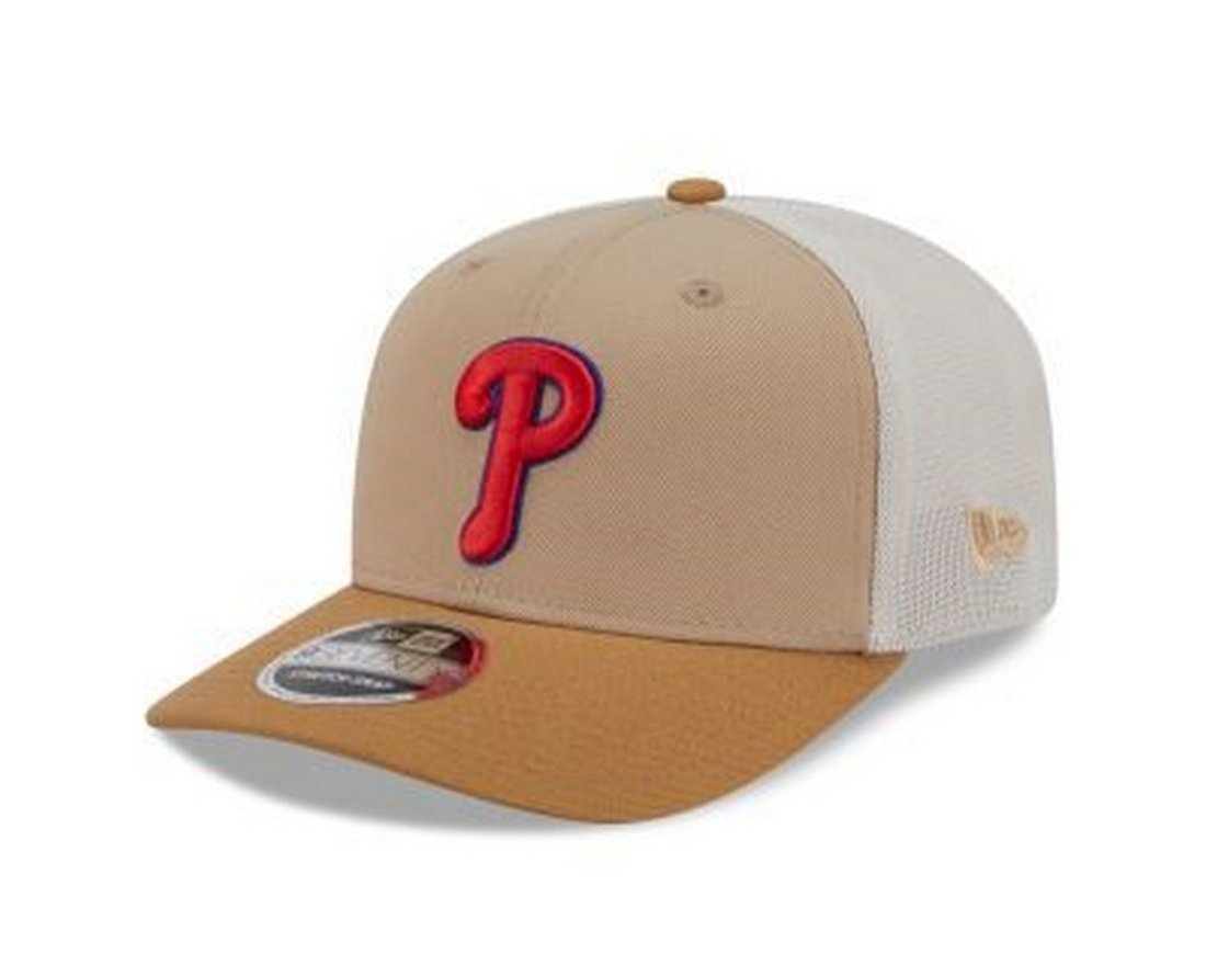 Boné New Era 9SEVENTY STRETCH SNAP Philadelphia Phillies MLB Bege