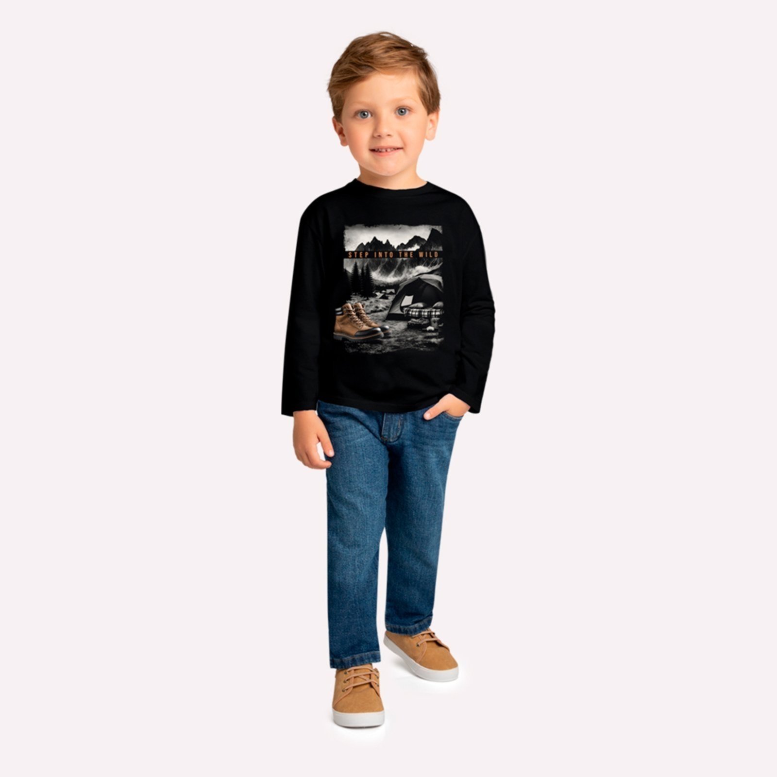 Infantil - Camiseta Menino em Algodão Milon