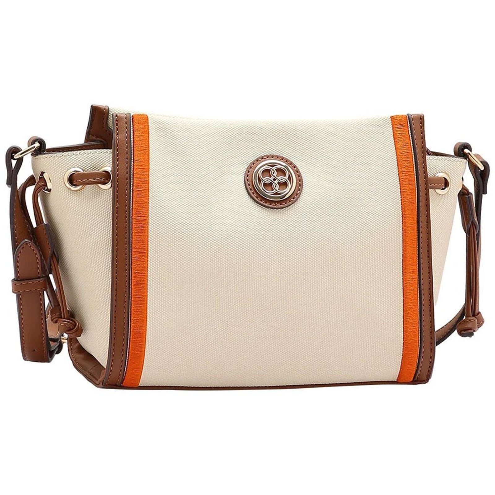Bolsa Feminina Transversal Chenson Cg85124 1825124 Bege