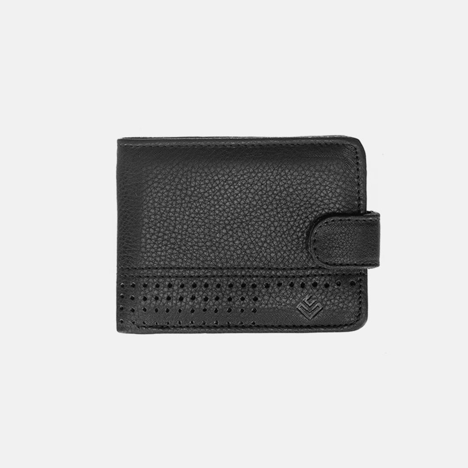 Carteira Masculina Slim Couro Clássica Moderna Dia a Dia Preto