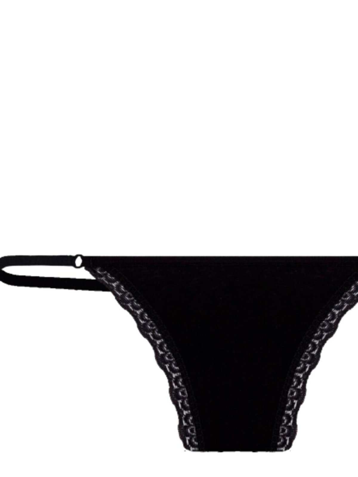 Vista 3 Calcinha Tanga String Loba 4 Lupo branco Lupo branco