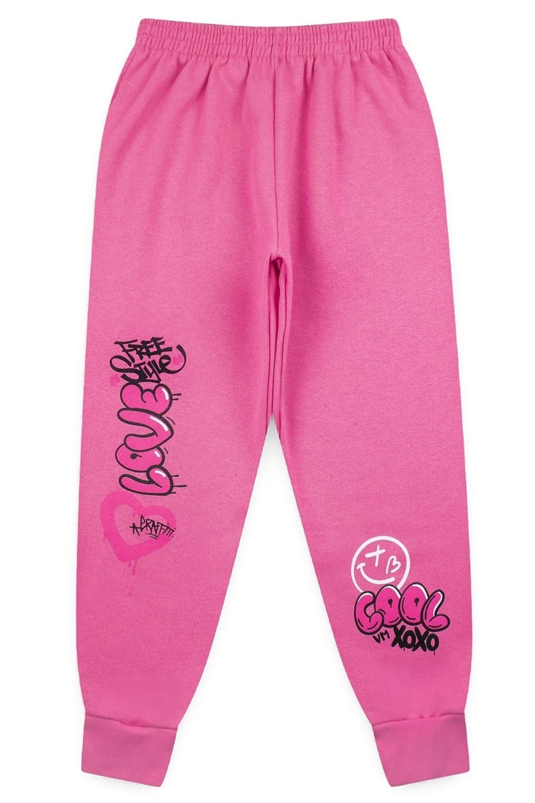 Infantil - Calça Moletom Menina Love Cool