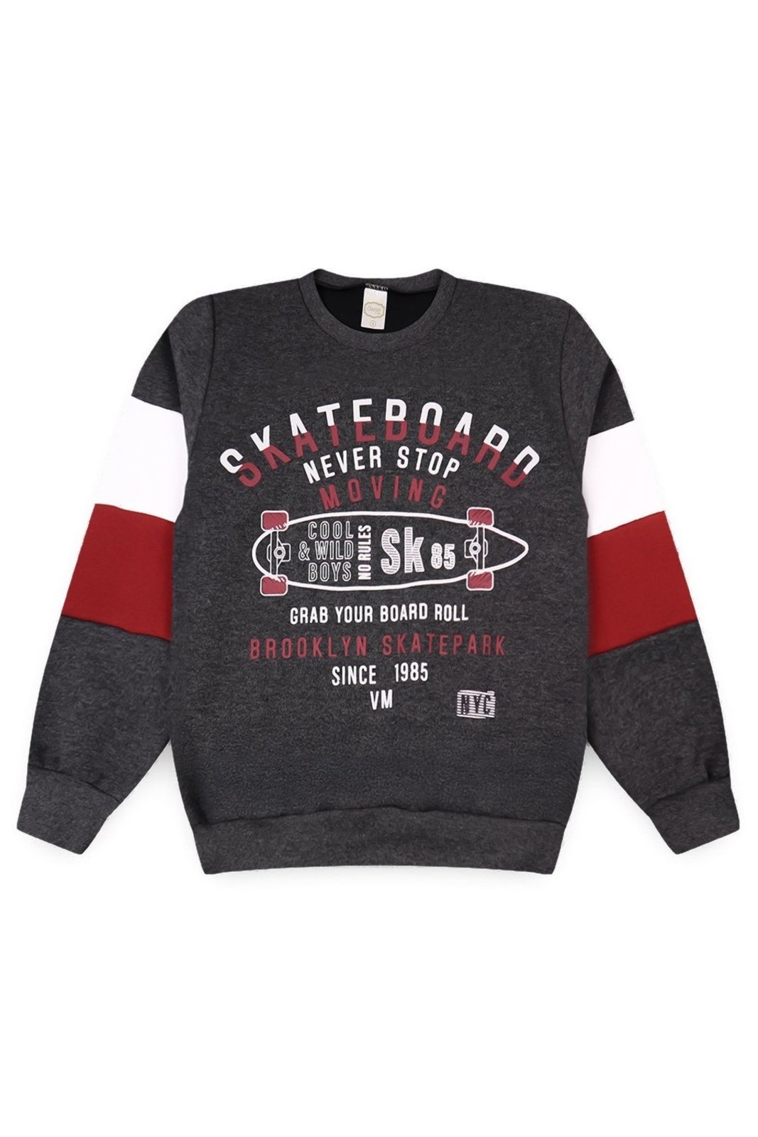 Infantil - Blusa Moletom Menino Skateboard