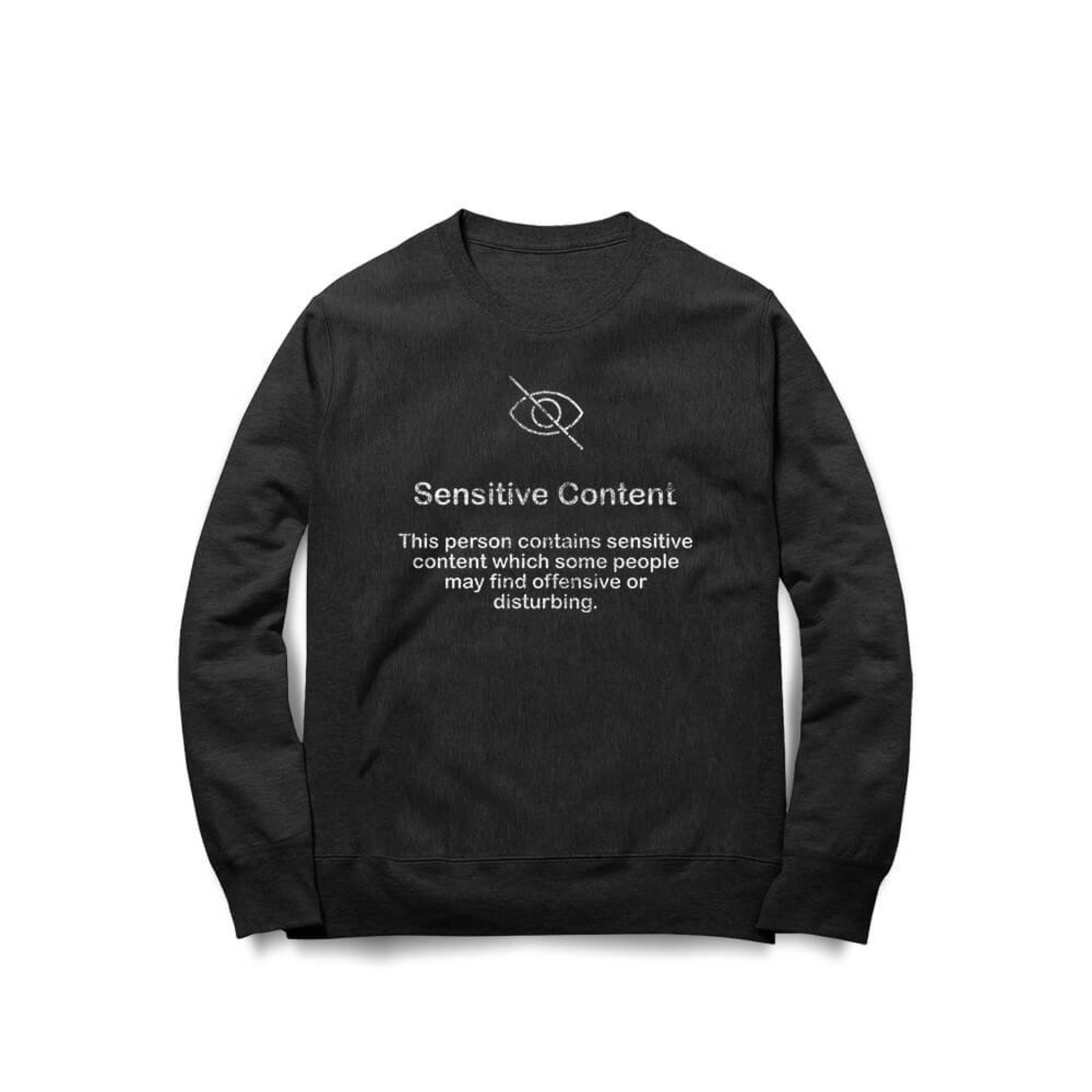 Moletom Sensitive Content - Preto - Casual - Studio Geek