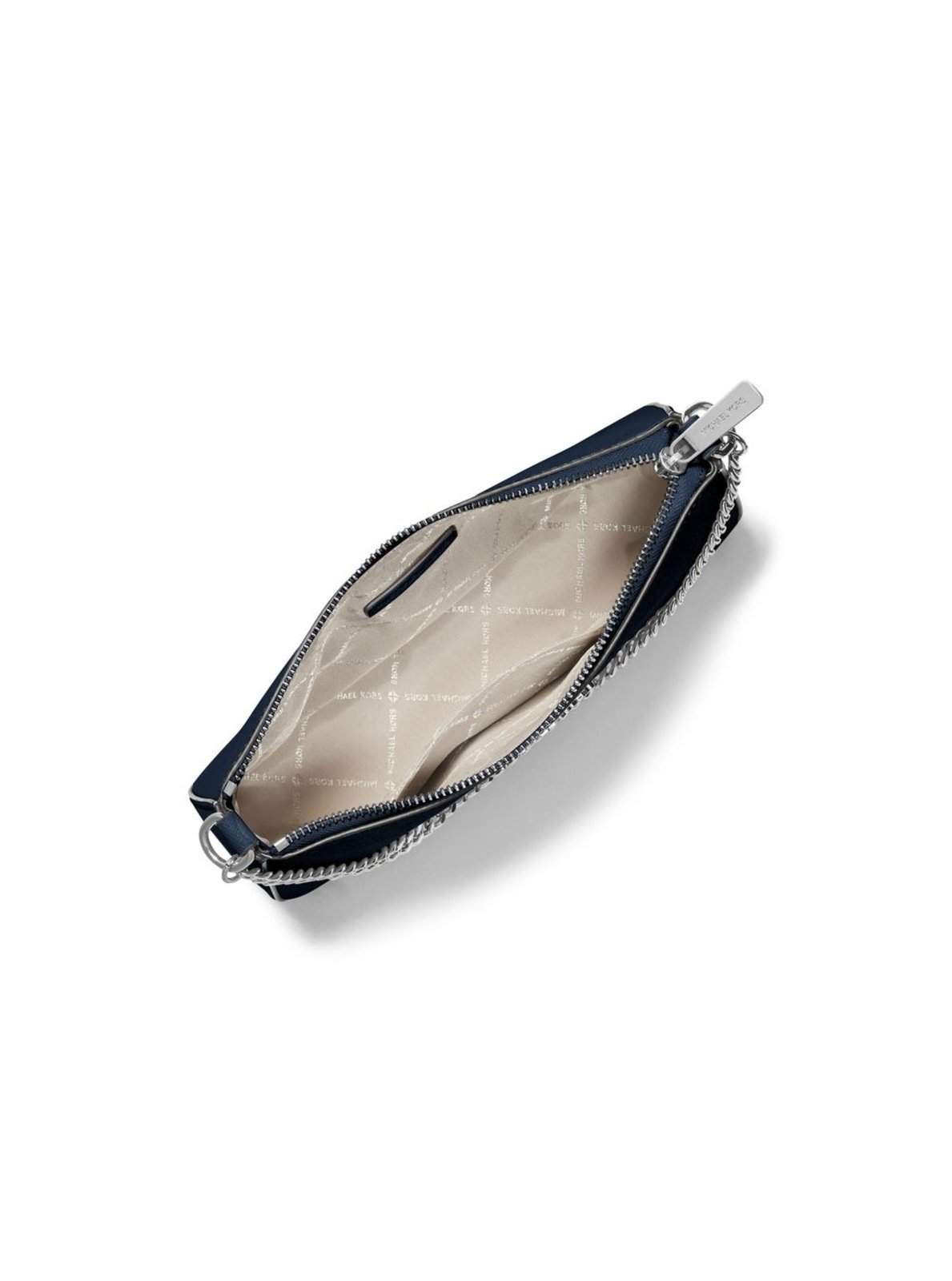 Vista 3 Bolsa Transversal Jet Set De Couro Média 35S0stvu6l406 azul azul