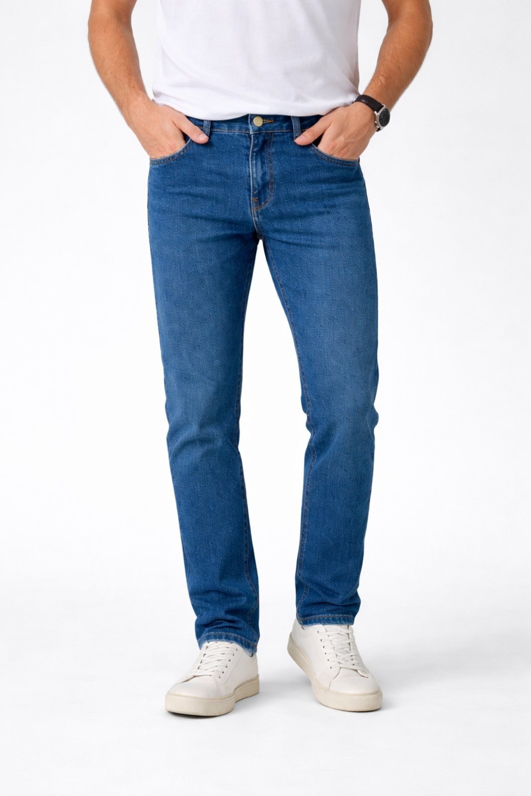 Calça VersatiOld Jeans Regular Azul Médio
