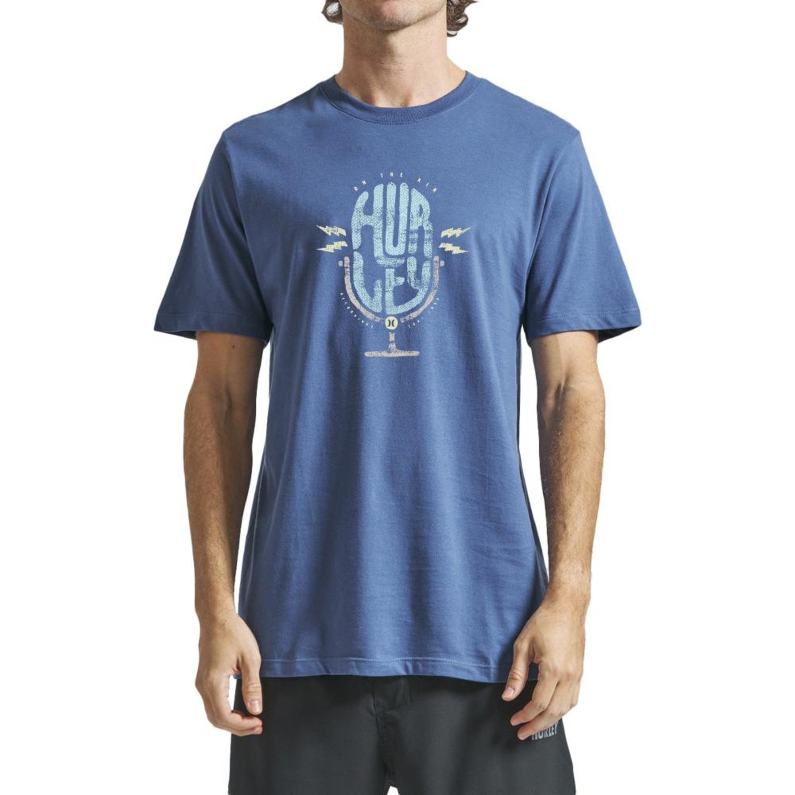 Camiseta Hurley Voices SM24 Masculina Marinho