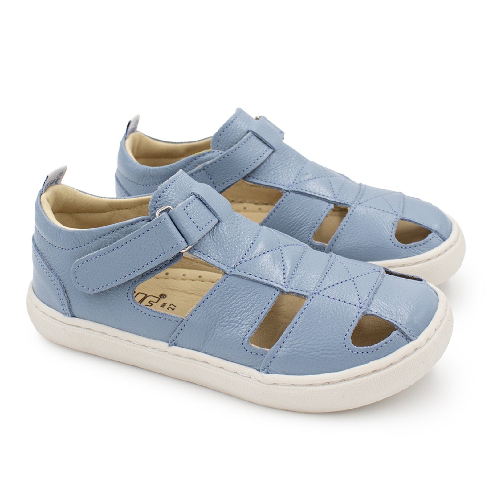 Vista 2 Infantil - Sandalia Menino Blue Caio Couro Denim Blue Infantis azul blue Blue Infantis azul blue