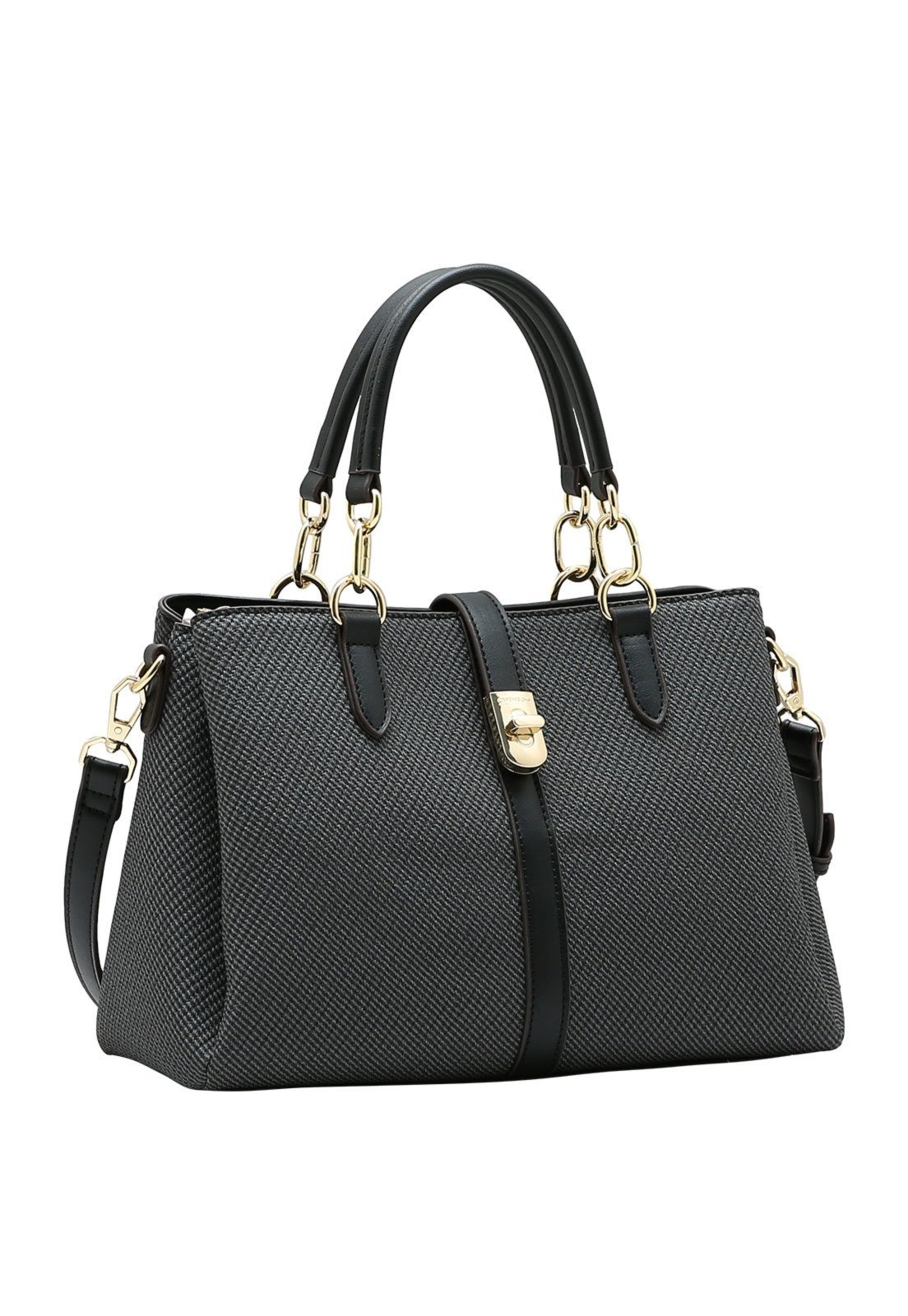Bolsa Feminina Chenson Mão Clássico Contemporâneo 3485655 Preto
