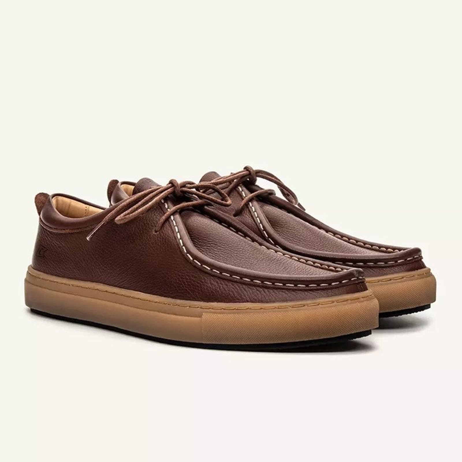 Dockside Masculino Couro Floater Pinhão - Barracuda