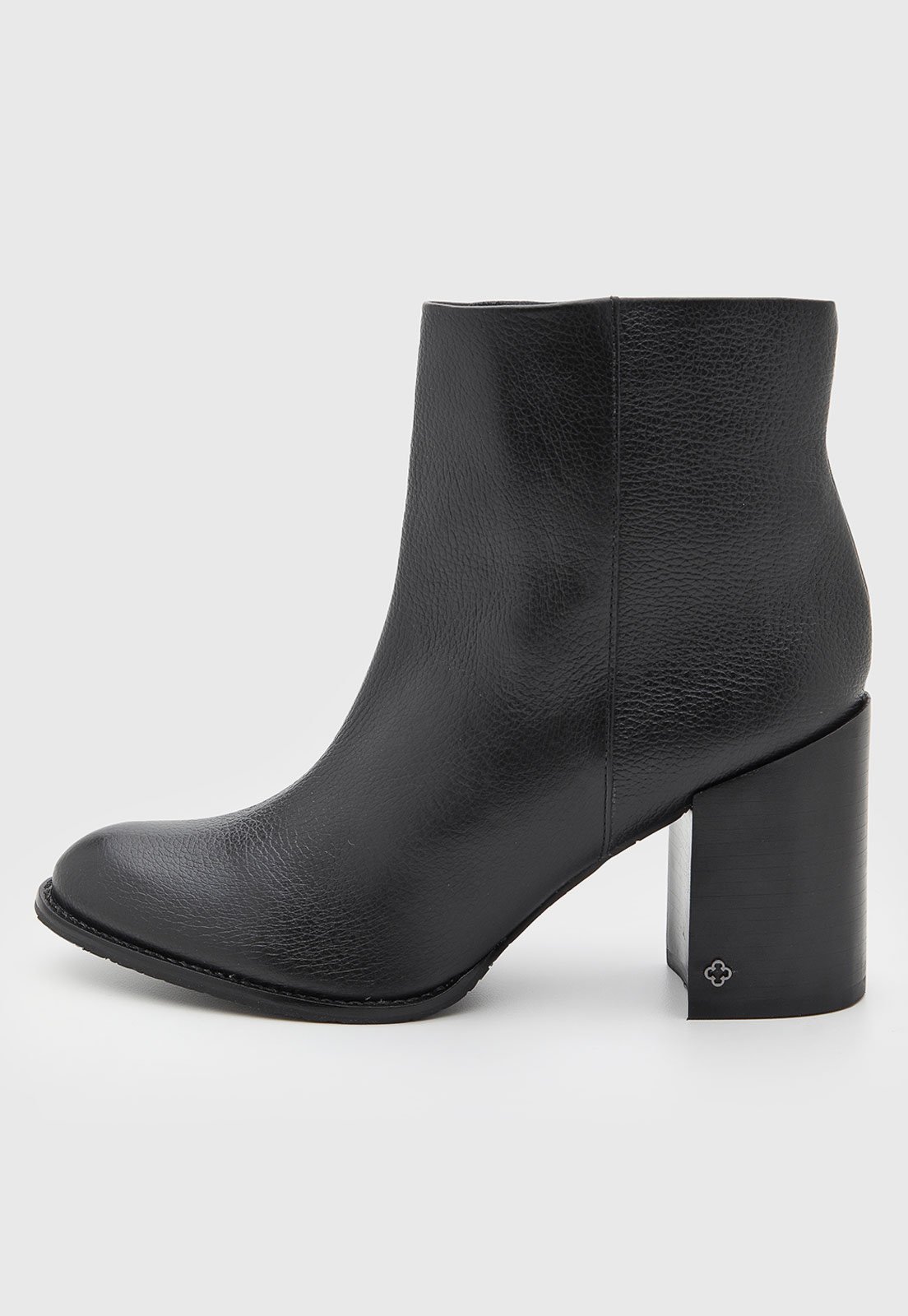 Bota Feminina Capodarte Salto Bloco Cano Médio Preta