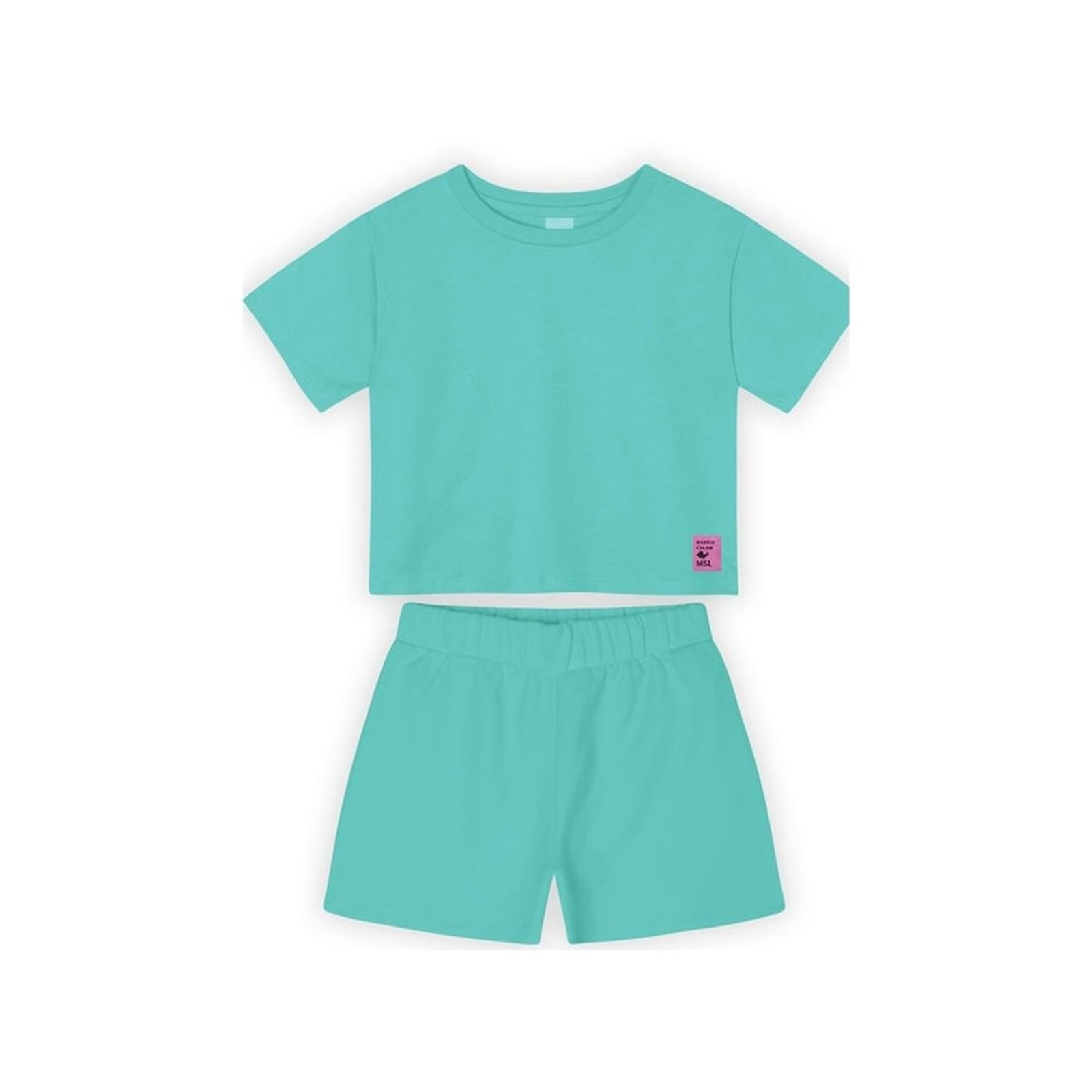 Infantil - Conjunto Curto Neon Com Aroma Feminino Marisol