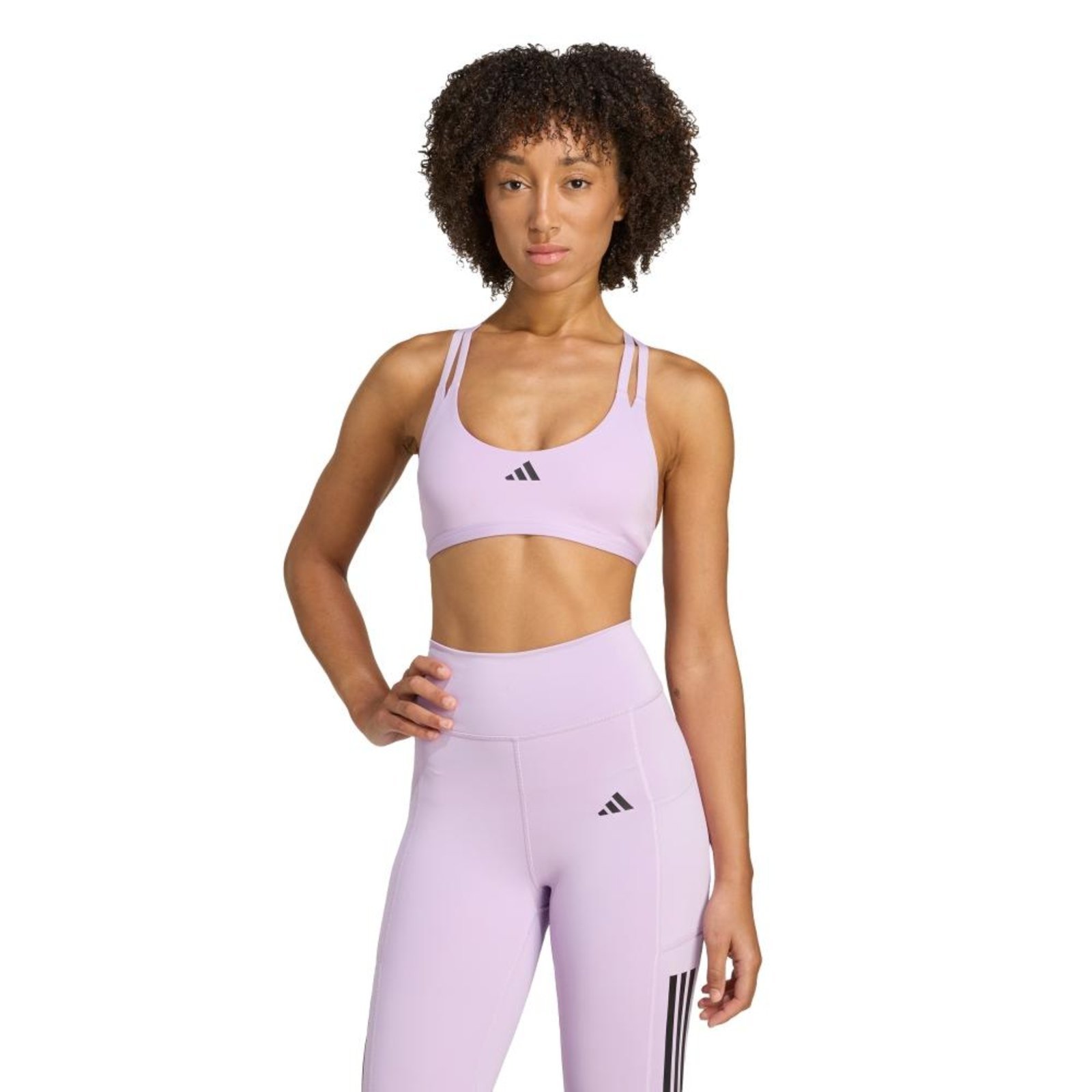 Top Treino Suporte Leve Aeroimpact Luxe adidas Performance Roxo