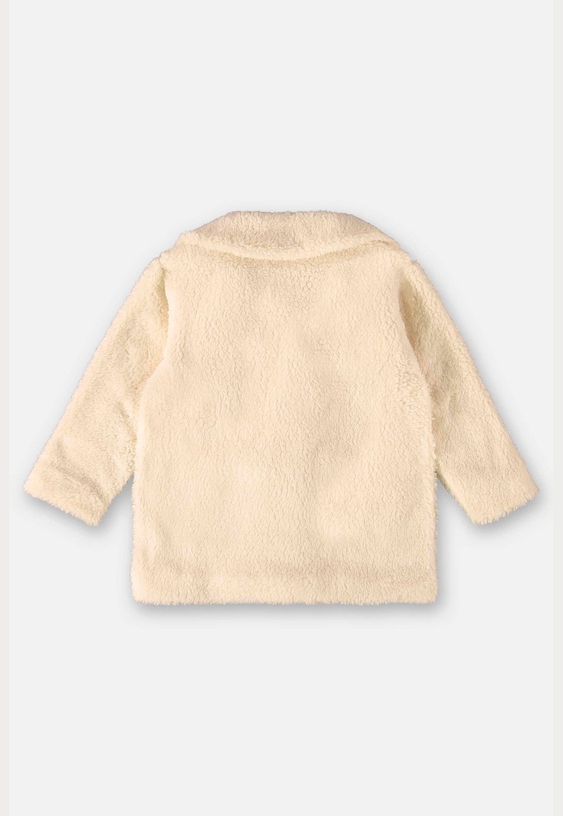 Vista 3 Infantil - Casaco em Material Sintético para Menina Up Baby bege Up Baby bege