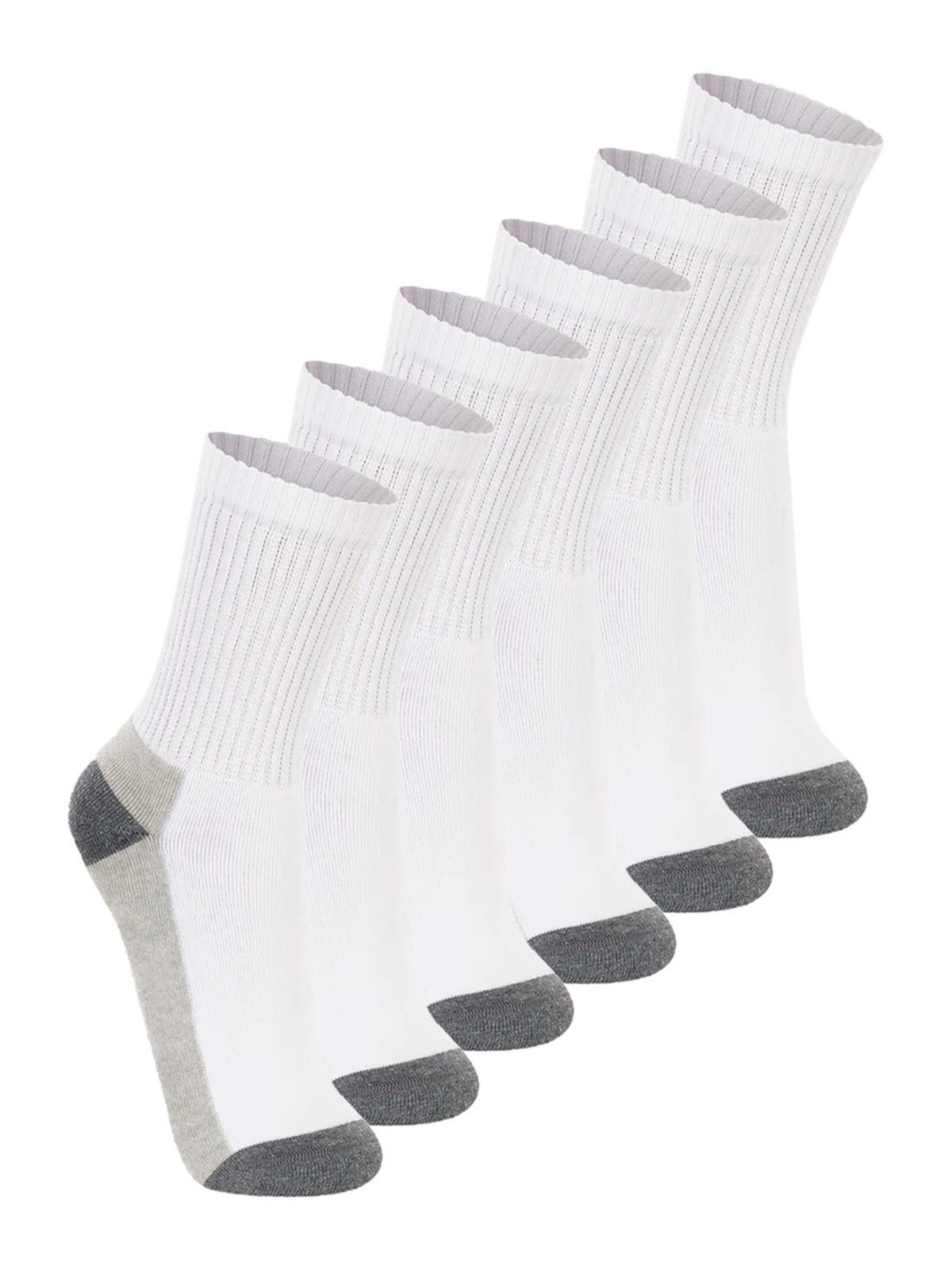 Kit com 6 Pares de Meias Esportiva Cano Longo Lupo 3250-002