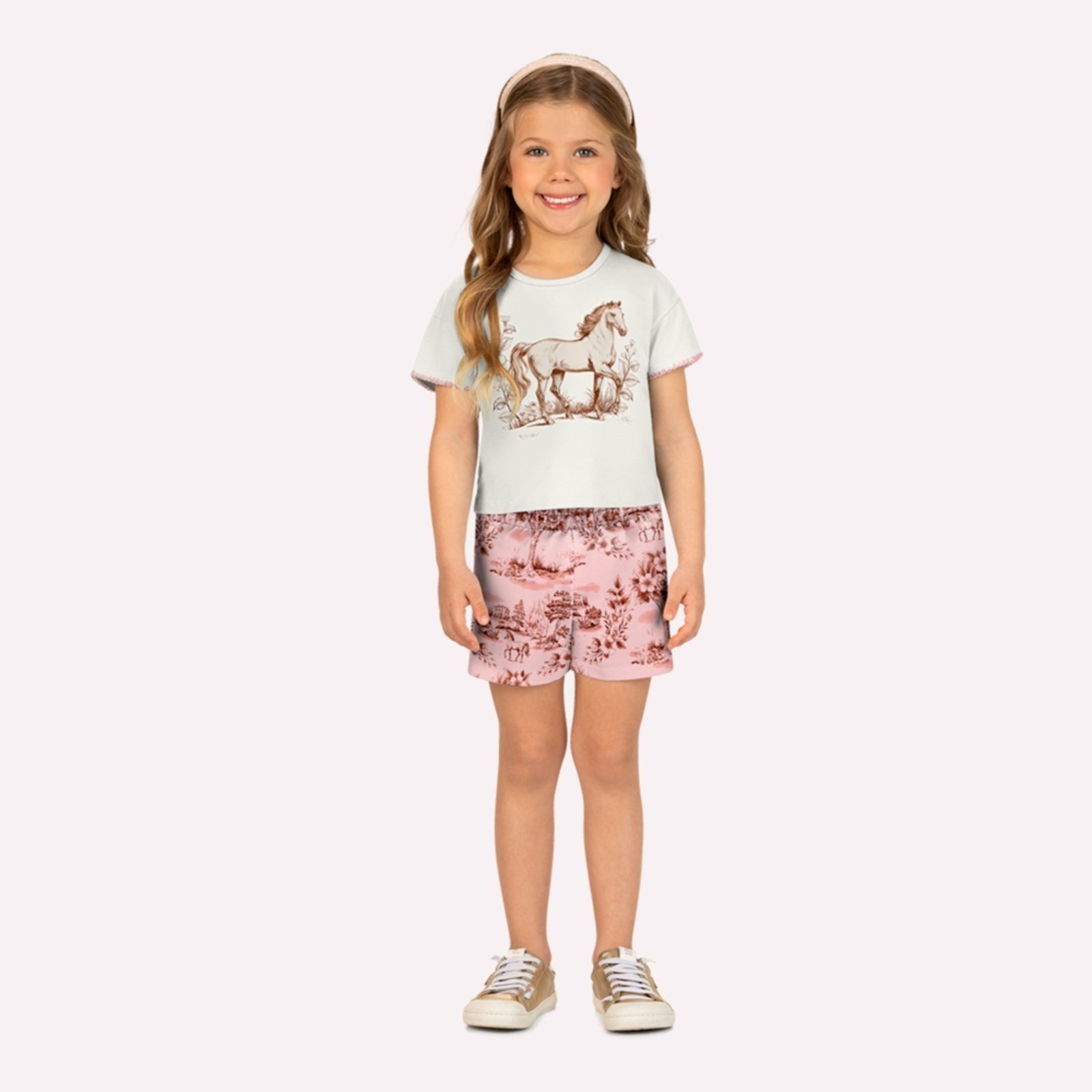 Infantil - Conjunto Menina Cavalo Milon