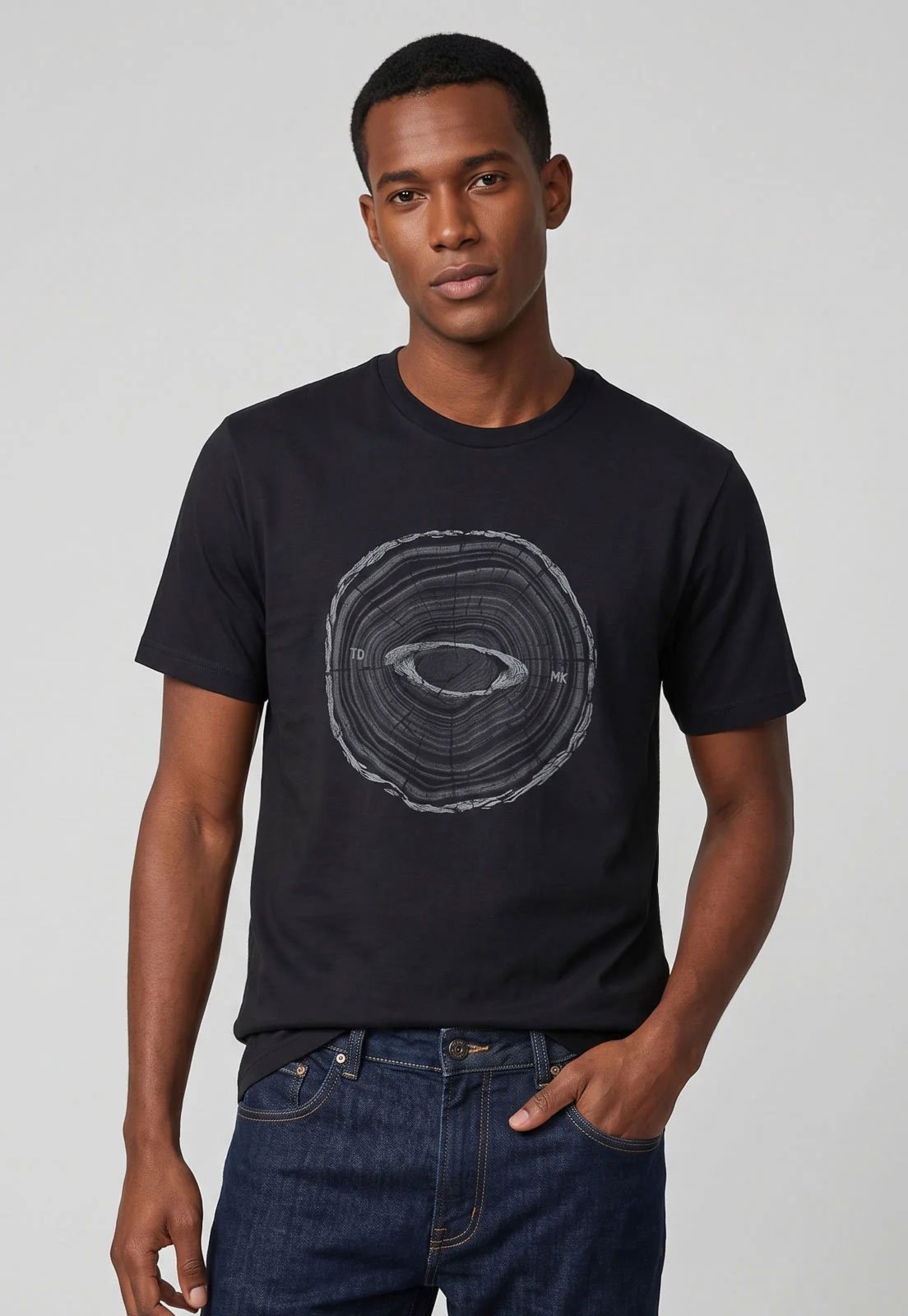 Camiseta Masculina Oakley Woody Elli Preta